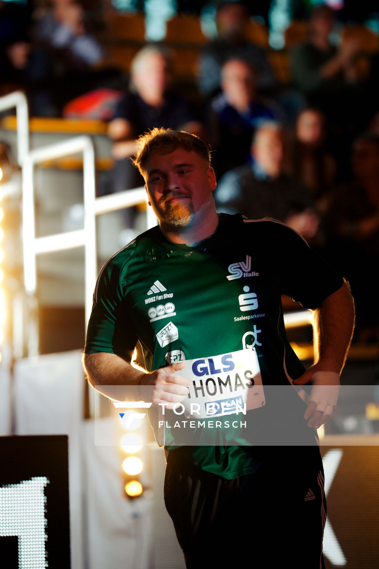 Philipp Thomas (SV Halle) am 27.02.2026 bei den Deutschen Hallen Meisterschaften in der Helmut-Körnig-Halle in Dortmund