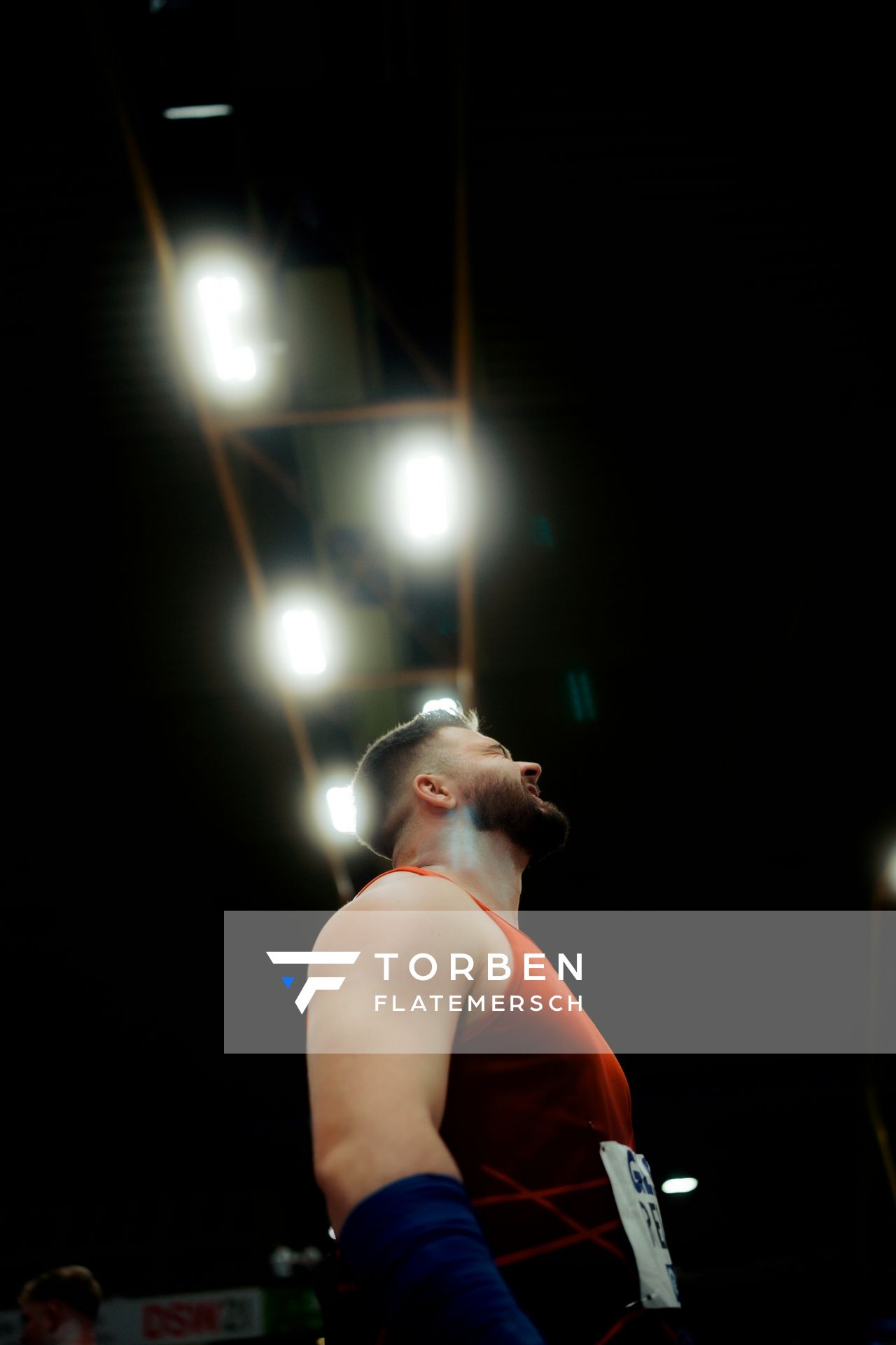 Kevin Reim (WSG Schwarzenberg-Wildenau) am 27.02.2026 bei den Deutschen Hallen Meisterschaften in der Helmut-Körnig-Halle in Dortmund