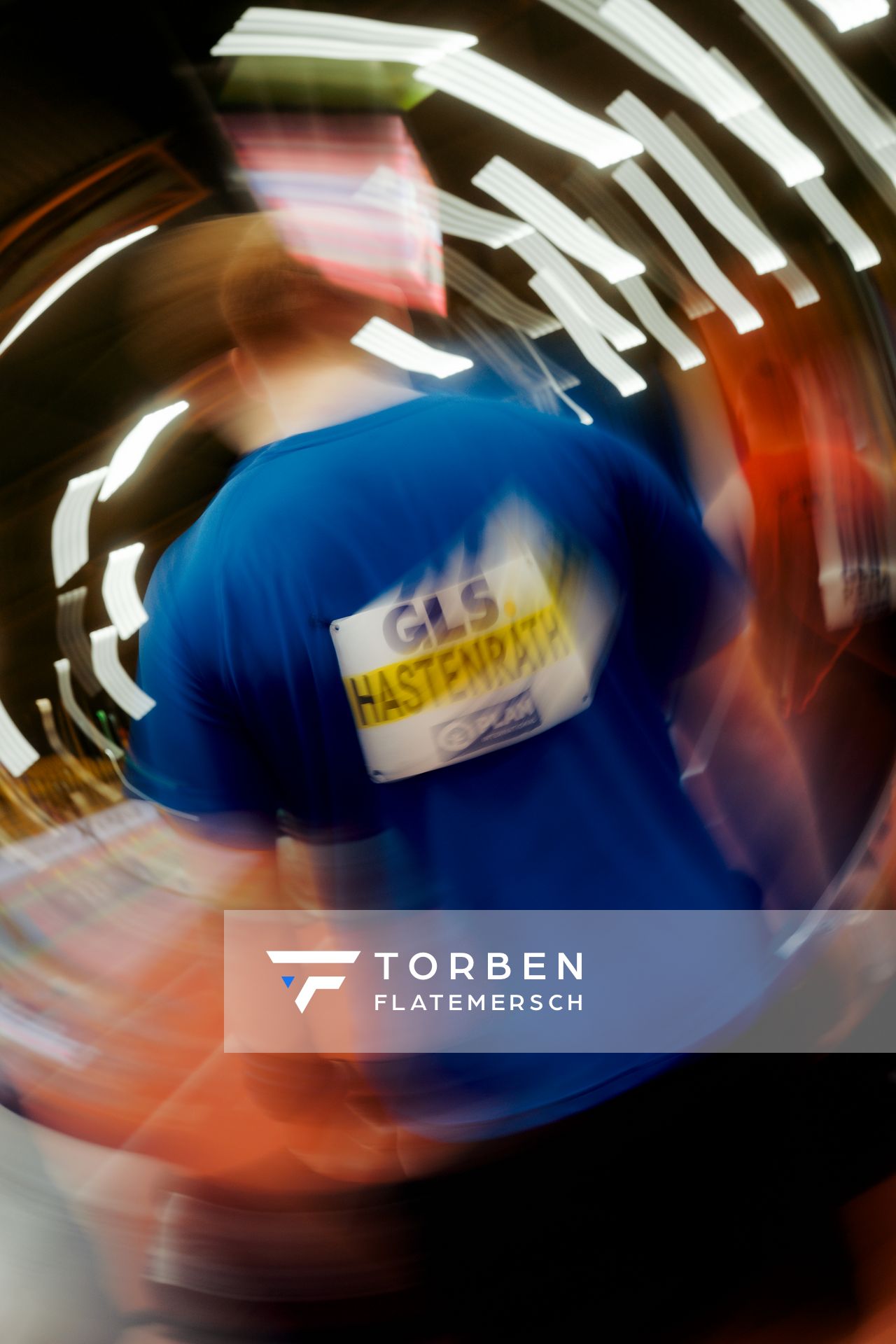 Xaver Hastenrath (TSV Bayer Dormagen) am 27.02.2026 bei den Deutschen Hallen Meisterschaften in der Helmut-Körnig-Halle in Dortmund