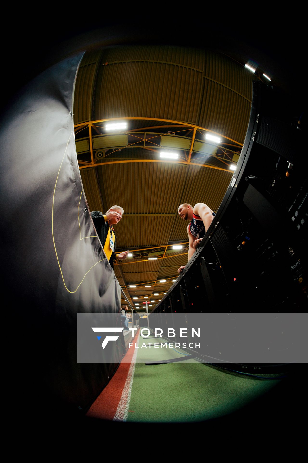 Lukas Schober (SG Freital-Weißig 1861) am 27.02.2026 bei den Deutschen Hallen Meisterschaften in der Helmut-Körnig-Halle in Dortmund