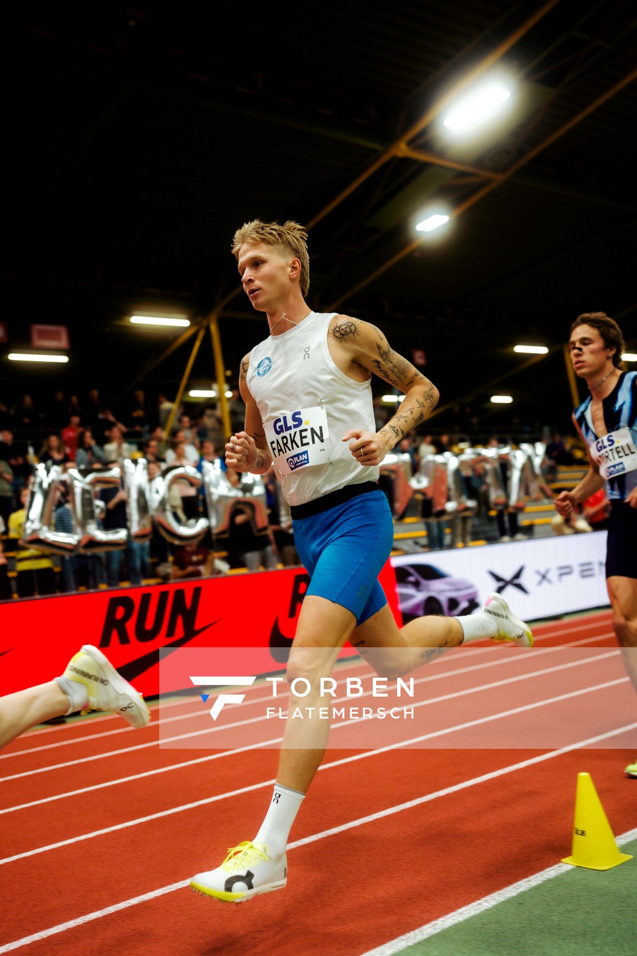 Robert Farken (SG Motor Gohlis-Nord Leipzig) am 27.02.2026 bei den Deutschen Hallen Meisterschaften in der Helmut-Körnig-Halle in Dortmund