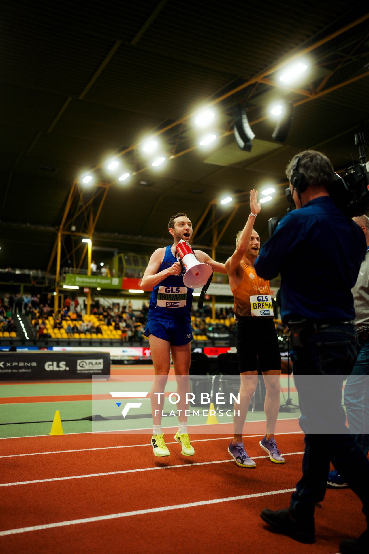 Max Thorwirth (LAV Stadtwerke Tübingen)am 27.02.2026 bei den Deutschen Hallen Meisterschaften in der Helmut-Körnig-Halle in Dortmund