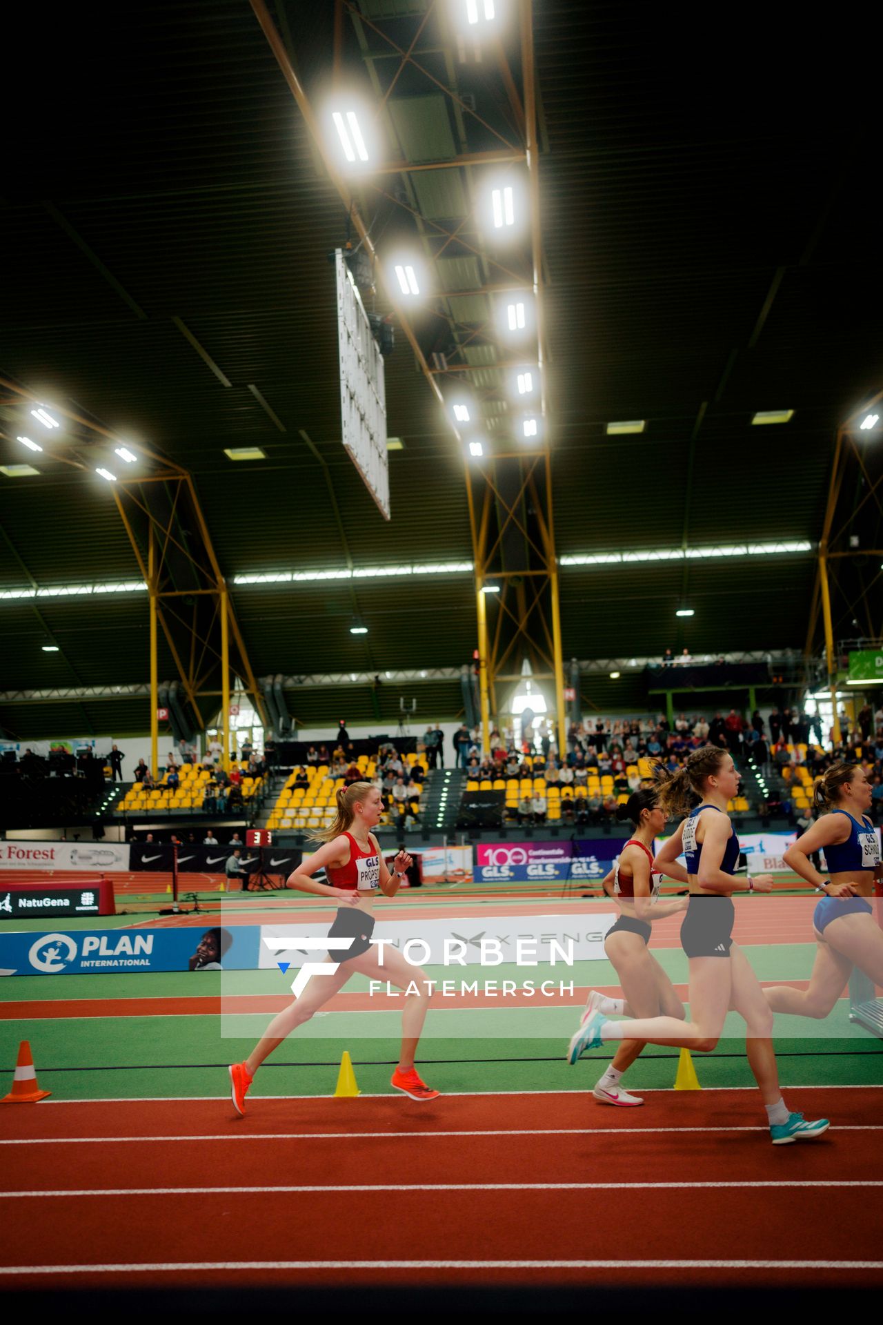 am 28.02.2026 bei den Deutschen Hallen Meisterschaften in der Helmut-Körnig-Halle in Dortmund