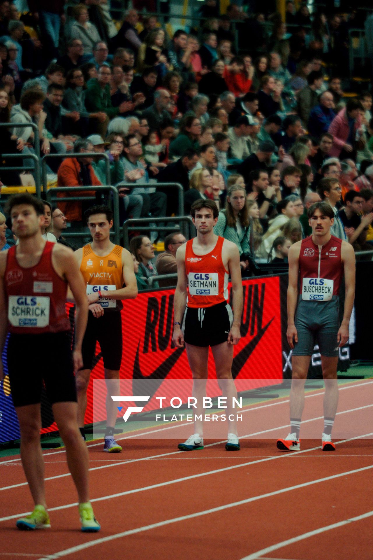 Marco Sietmann (LG Brillux Münster) am 28.02.2026 bei den Deutschen Hallen Meisterschaften in der Helmut-Körnig-Halle in Dortmund