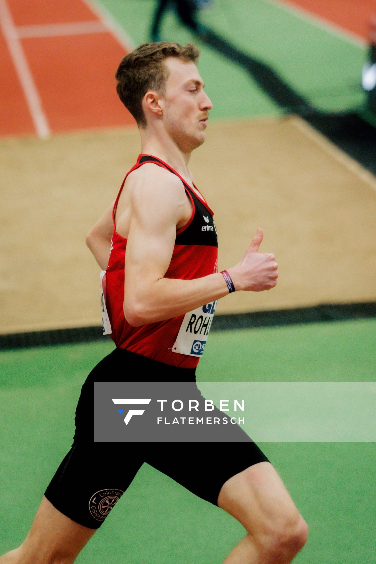 am 28.02.2026 bei den Deutschen Hallen Meisterschaften in der Helmut-Körnig-Halle in Dortmund