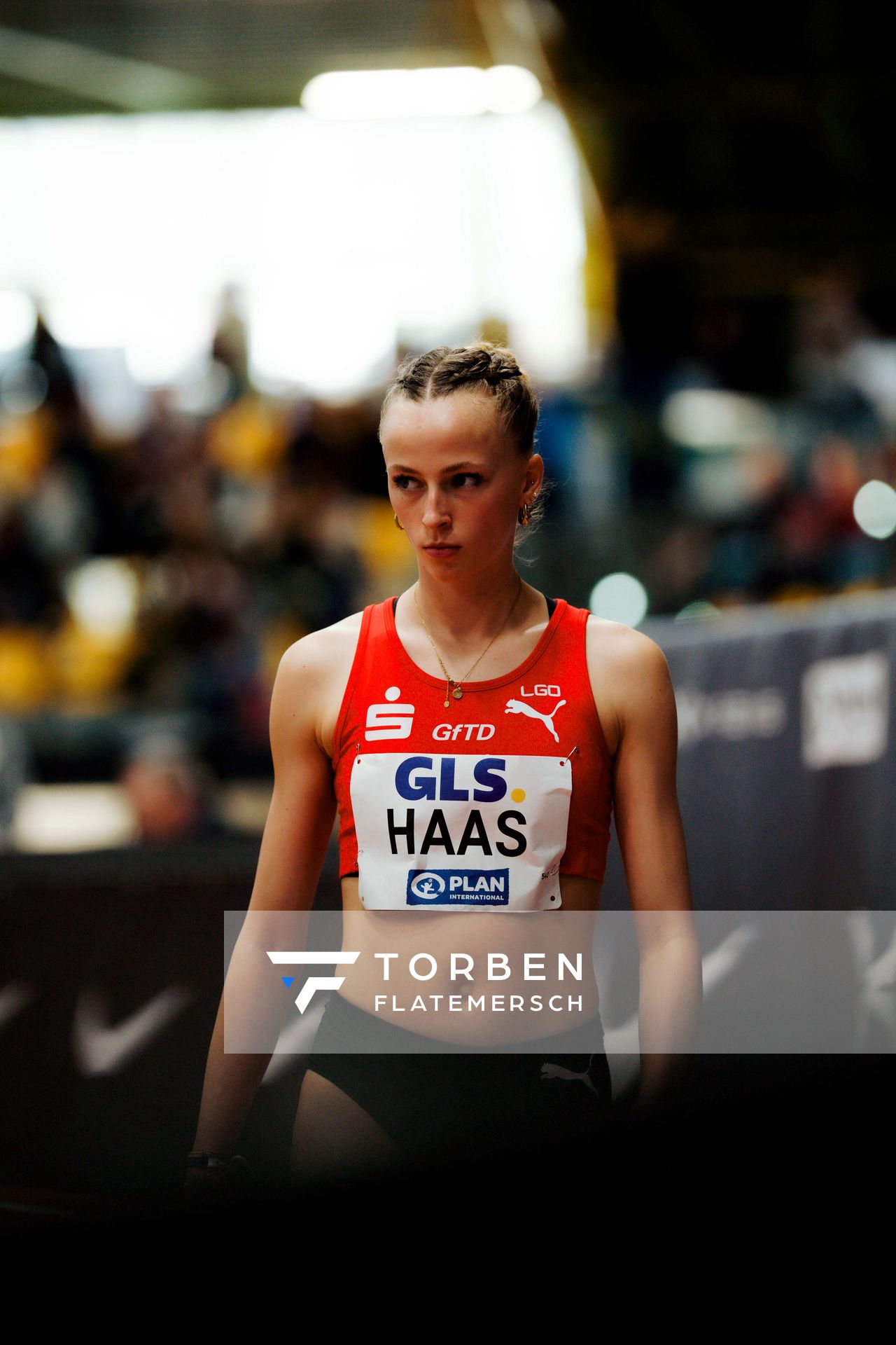 am 28.02.2026 bei den Deutschen Hallen Meisterschaften in der Helmut-Körnig-Halle in Dortmund