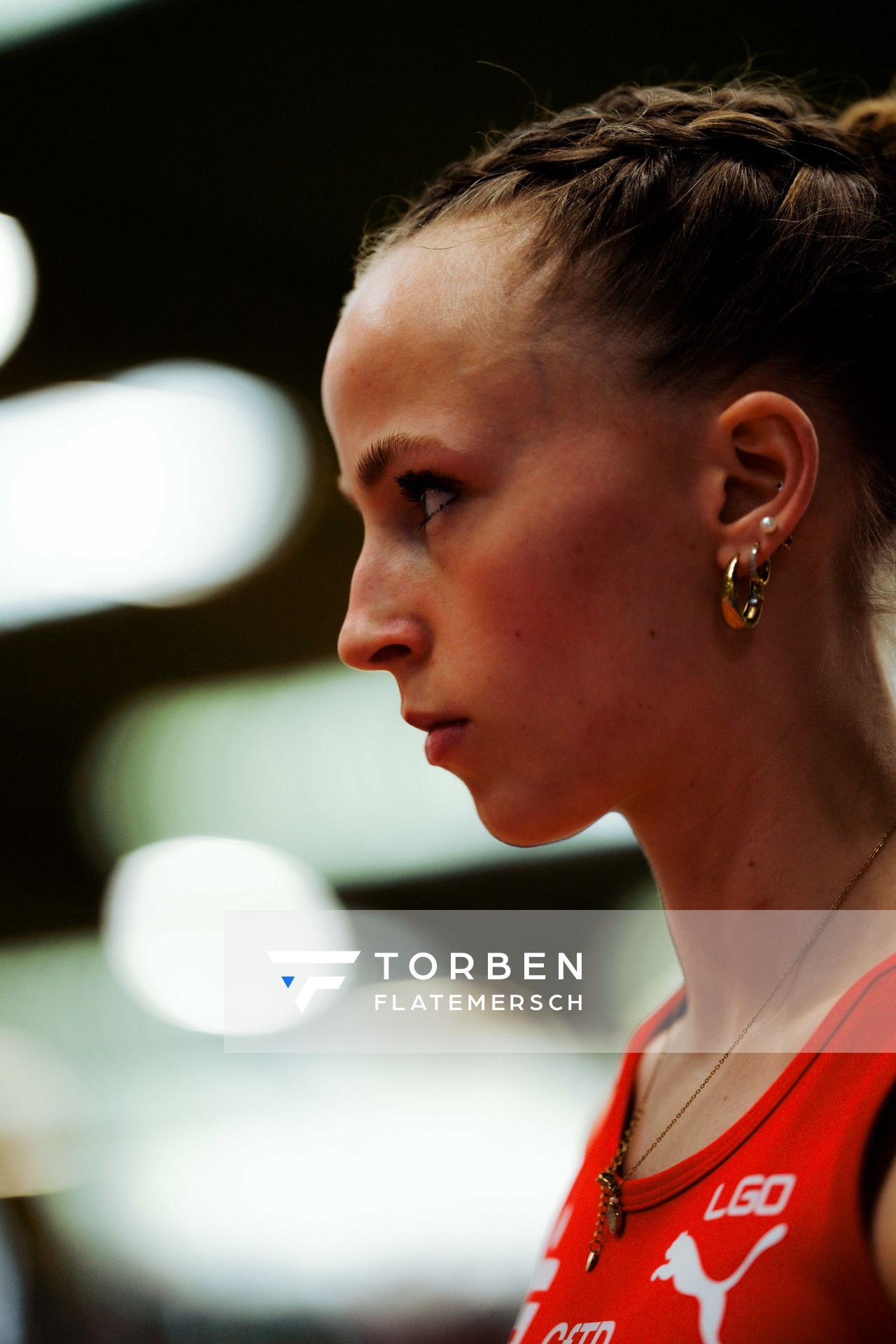 am 28.02.2026 bei den Deutschen Hallen Meisterschaften in der Helmut-Körnig-Halle in Dortmund