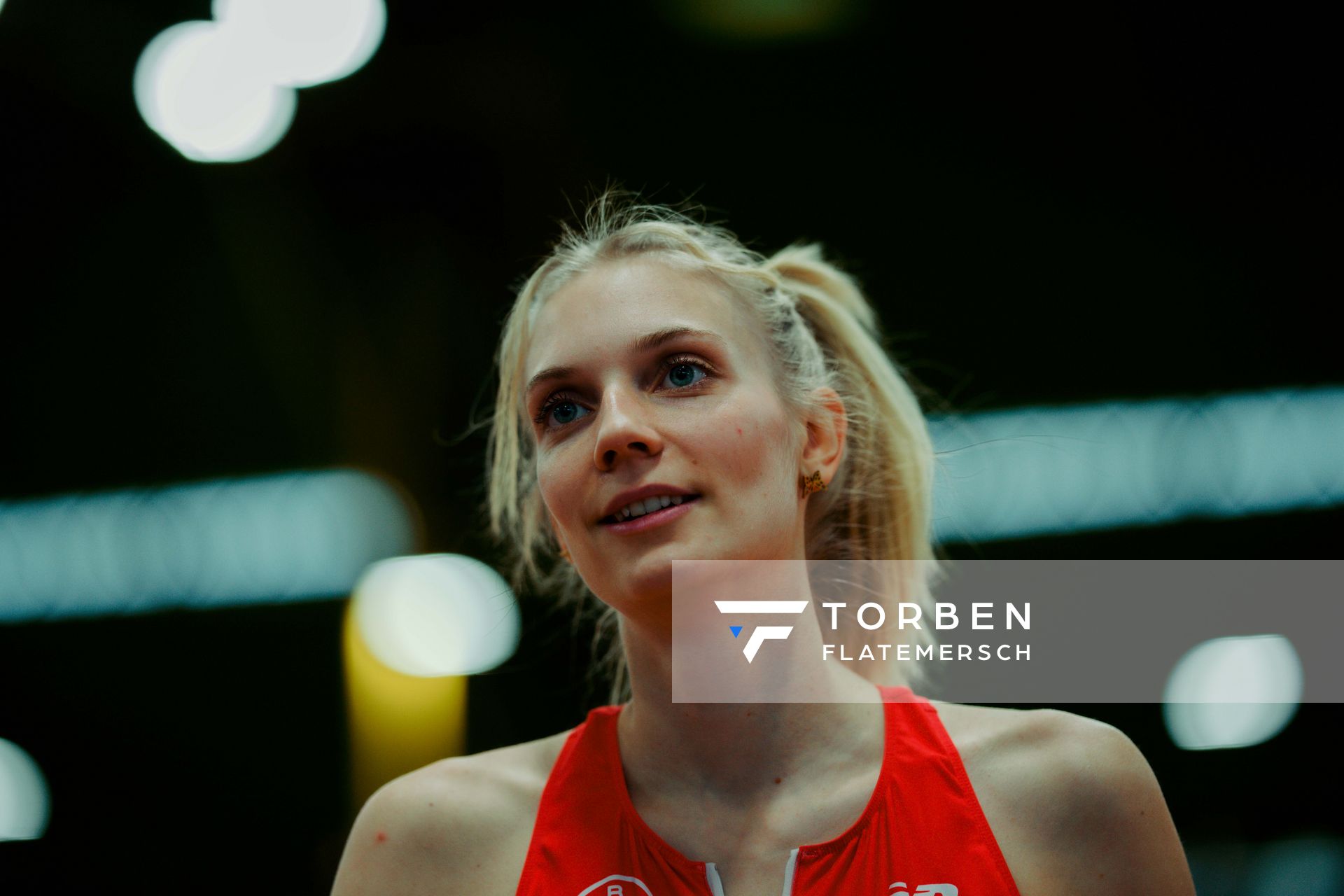 Bianca Stichling (TSV Bayer 04 Leverkusen) am 28.02.2026 bei den Deutschen Hallen Meisterschaften in der Helmut-Körnig-Halle in Dortmund