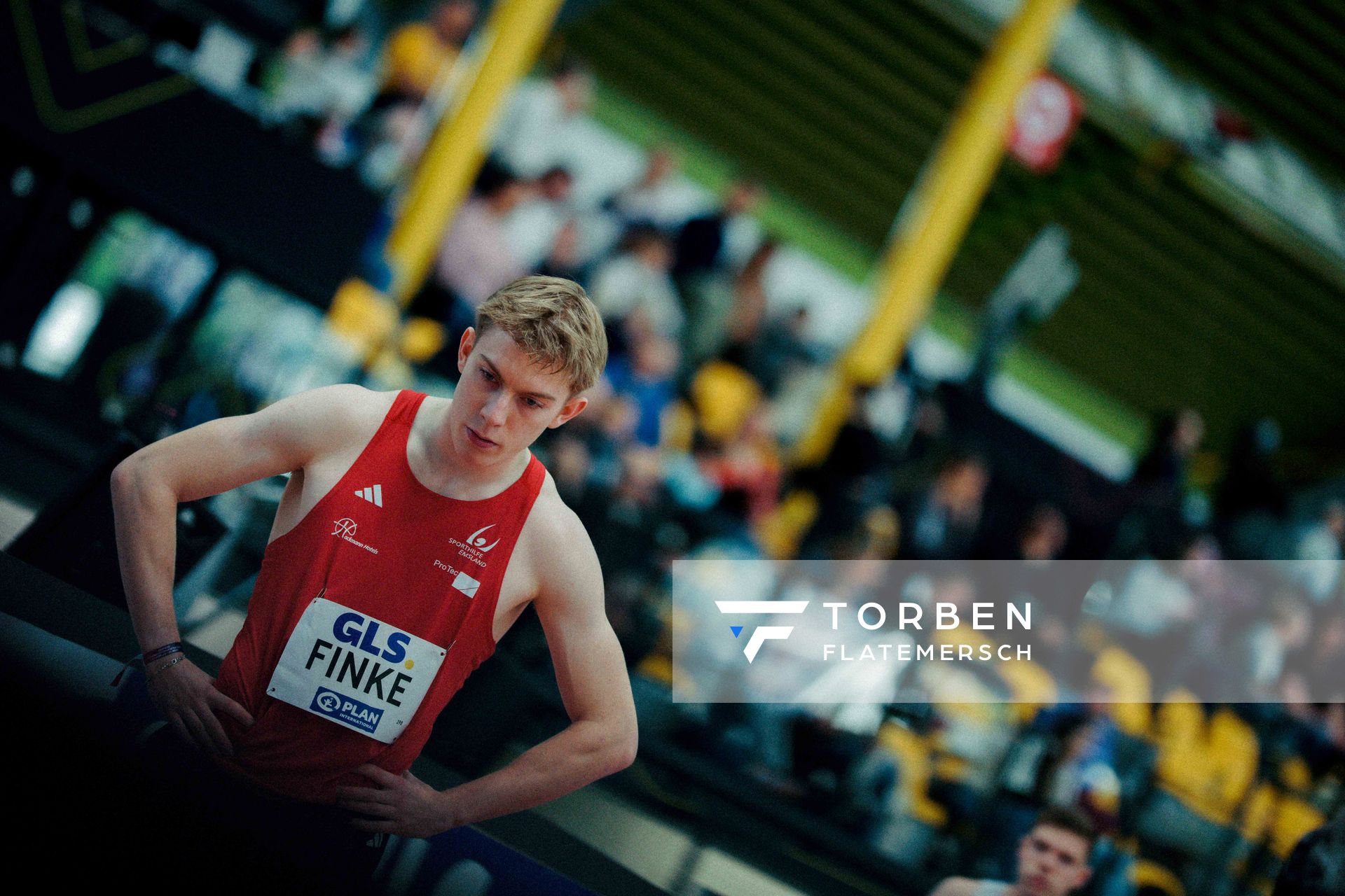 Thorben Finke (SV Sigiltra Sögel) am 28.02.2026 bei den Deutschen Hallen Meisterschaften in der Helmut-Körnig-Halle in Dortmund