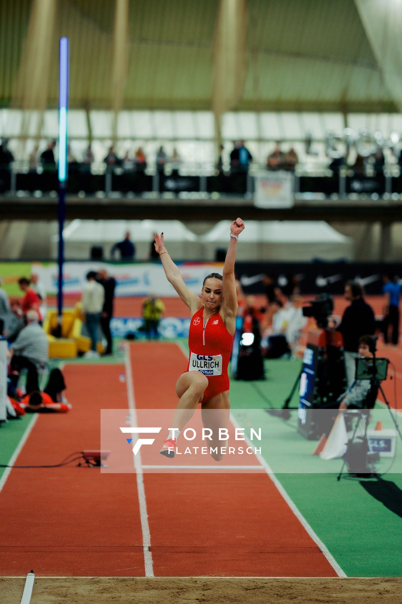am 28.02.2026 bei den Deutschen Hallen Meisterschaften in der Helmut-Körnig-Halle in Dortmund