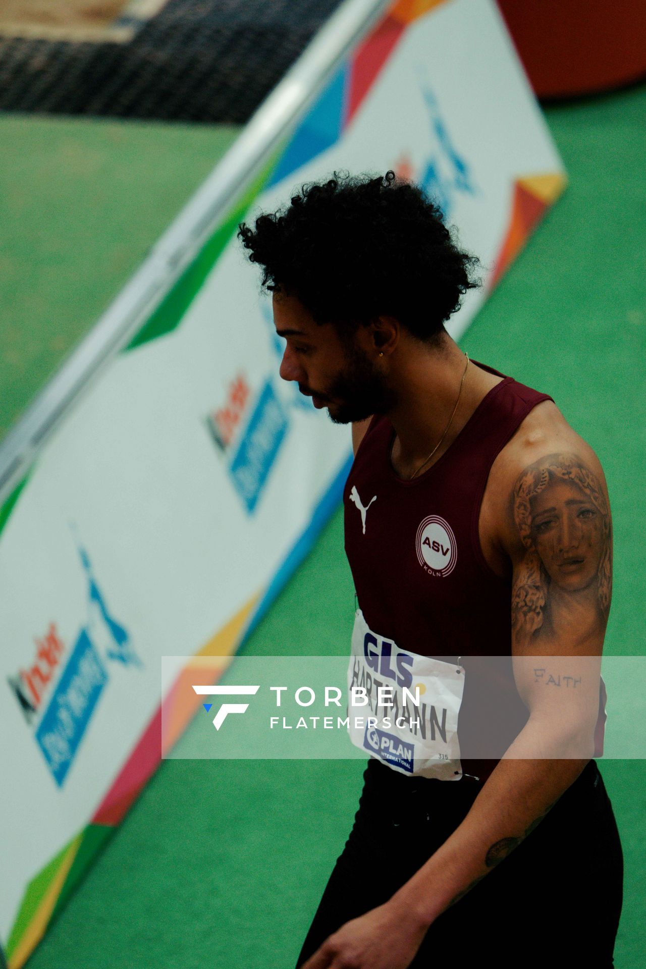 Joshua Hartmann (ASV Köln e. V.) am 28.02.2026 bei den Deutschen Hallen Meisterschaften in der Helmut-Körnig-Halle in Dortmund