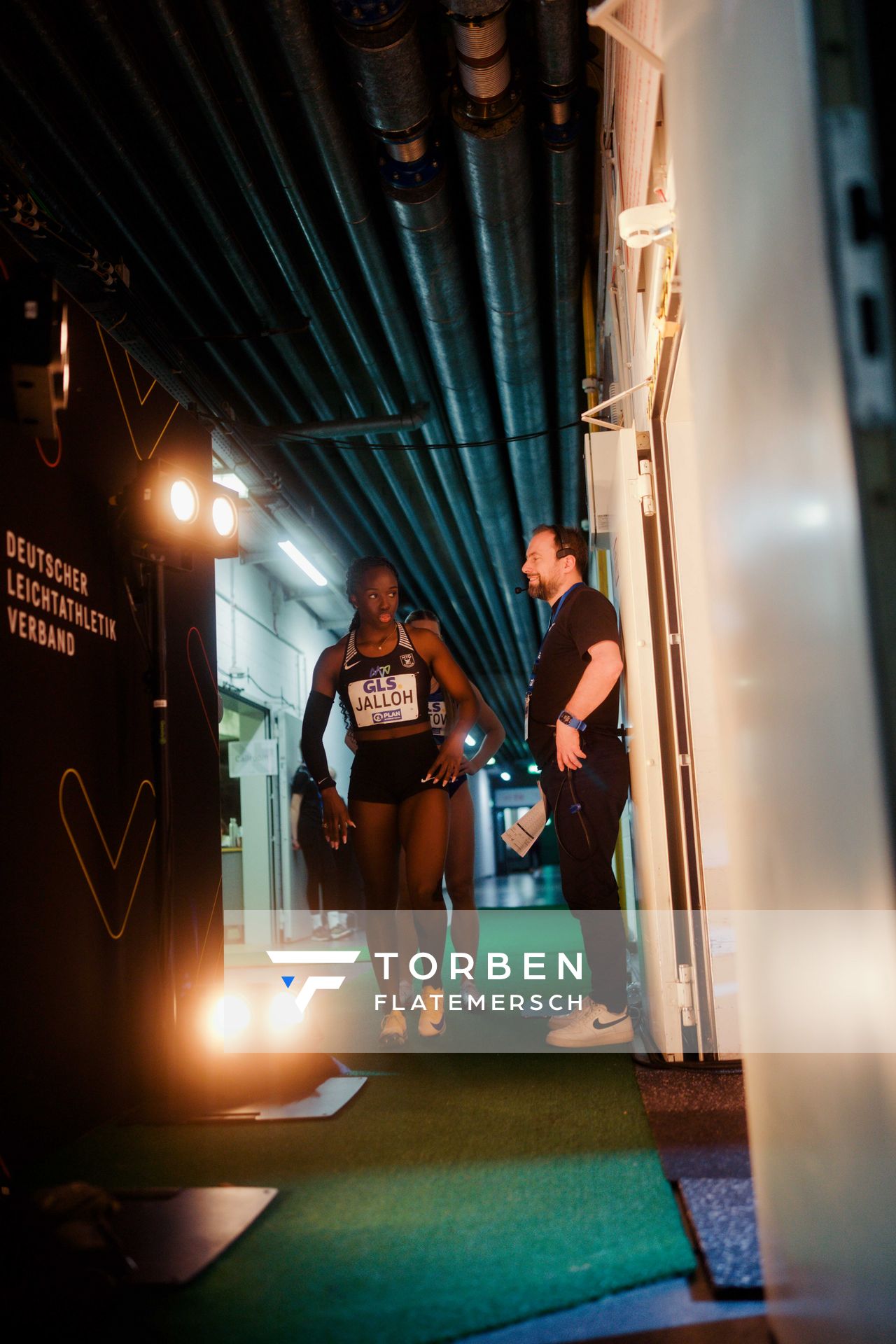 Hawa Jalloh (MTG Mannheim) am 28.02.2026 bei den Deutschen Hallen Meisterschaften in der Helmut-Körnig-Halle in Dortmund