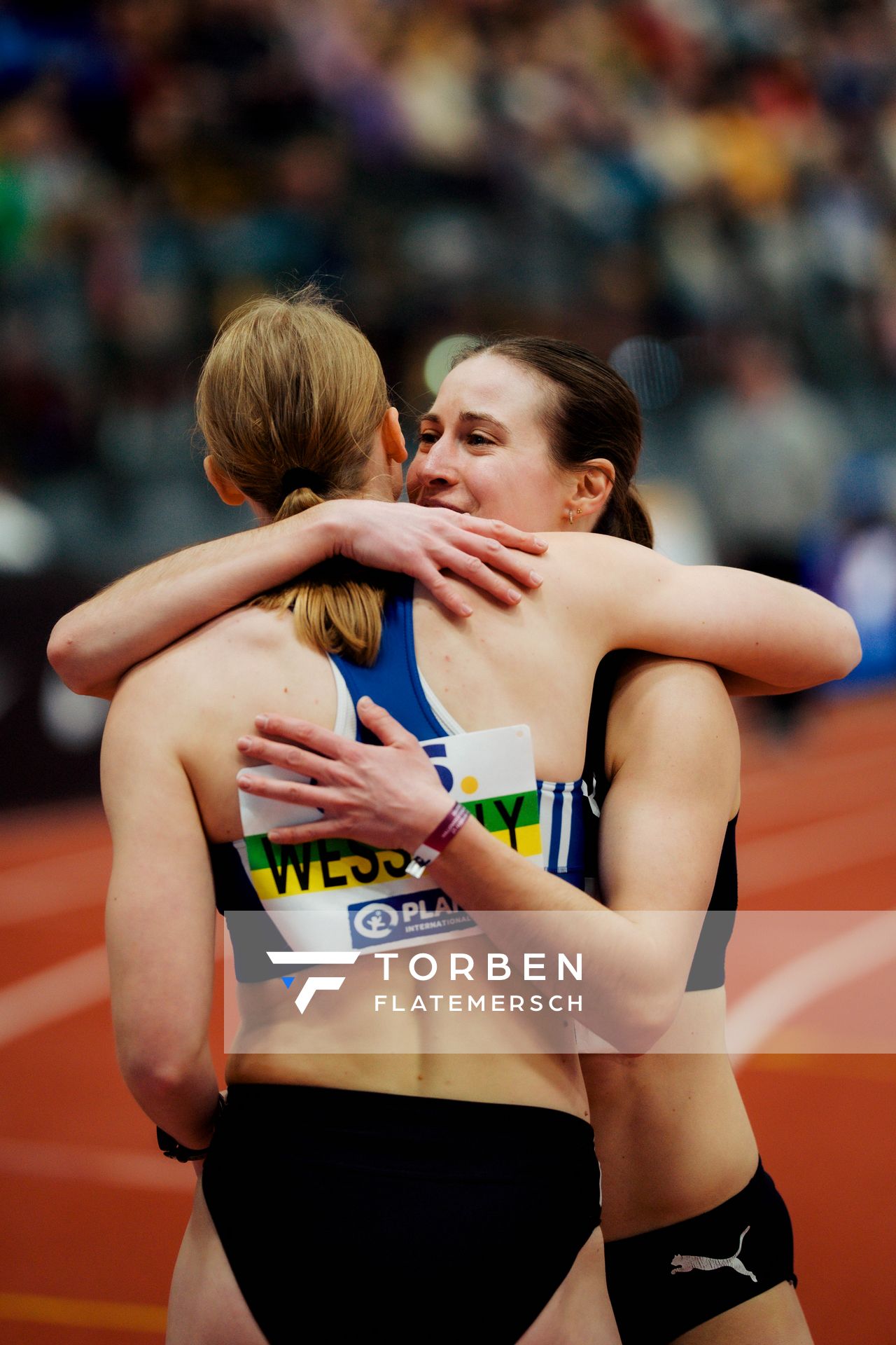 Lea Sophie Benzin (Cologne Athletics) am 01.03.2026 bei den Deutschen Hallen Meisterschaften in der Helmut-Körnig-Halle in Dortmund