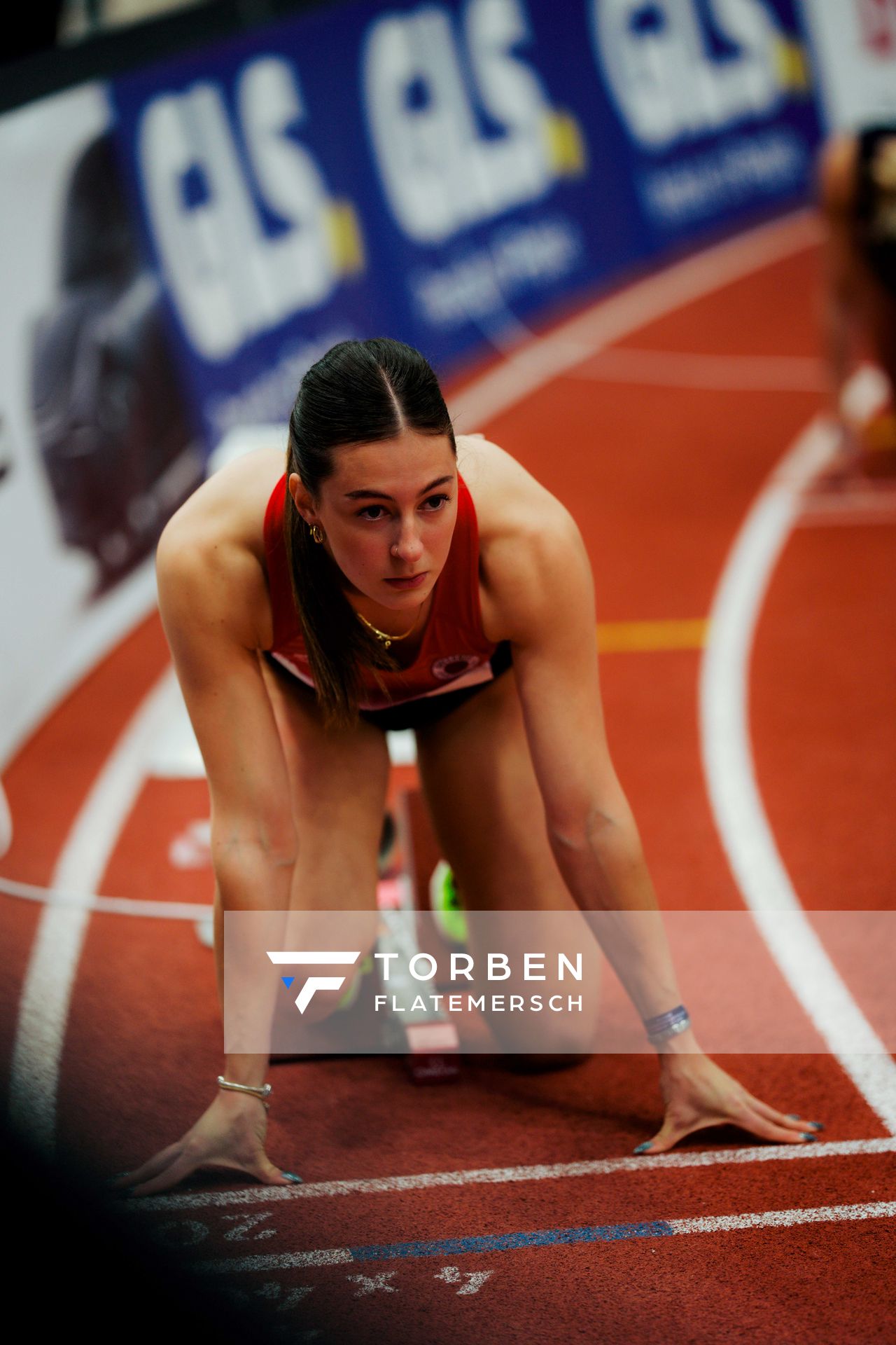 am 01.03.2026 bei den Deutschen Hallen Meisterschaften in der Helmut-Körnig-Halle in Dortmund