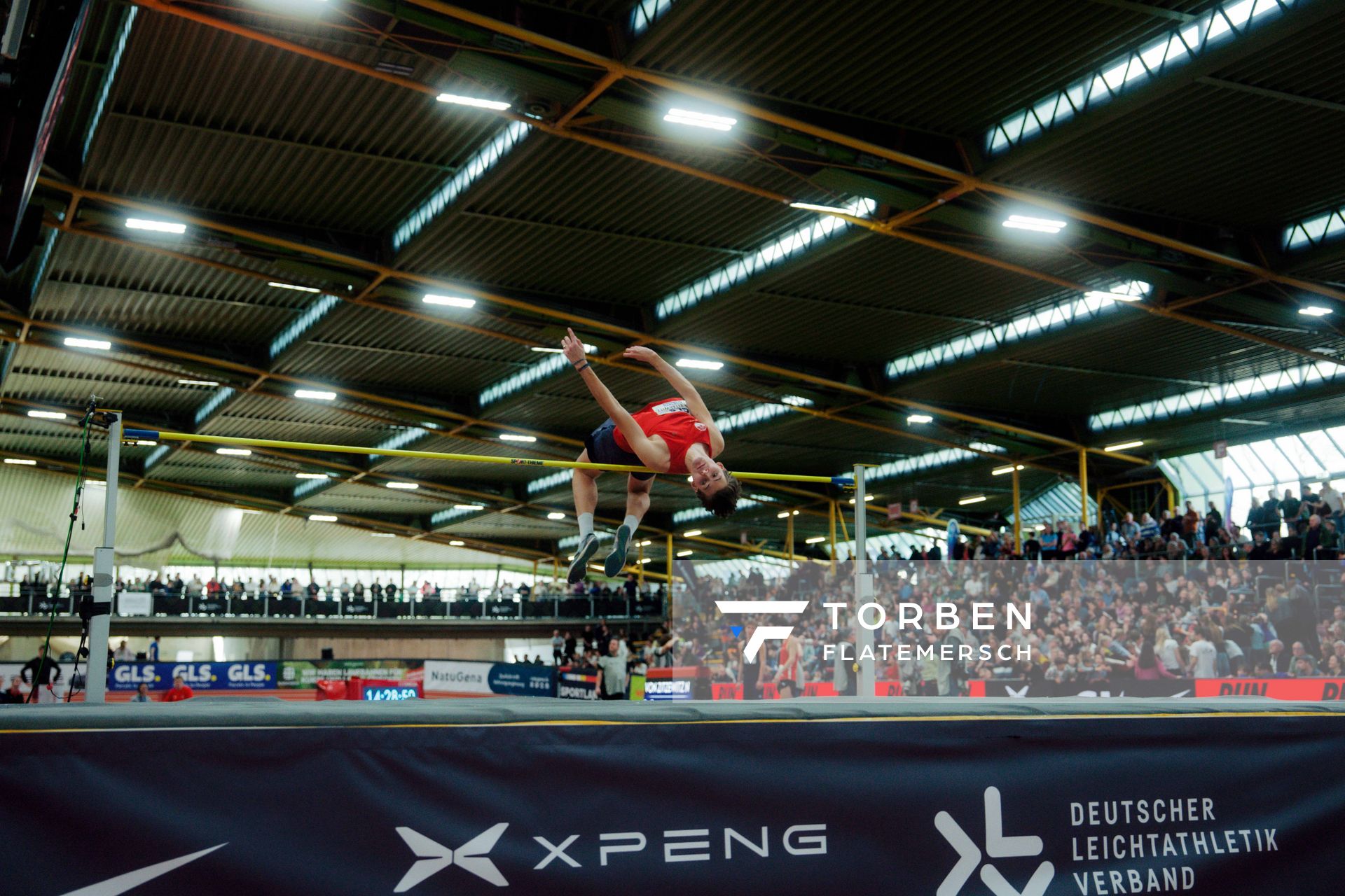 am 01.03.2026 bei den Deutschen Hallen Meisterschaften in der Helmut-Körnig-Halle in Dortmund