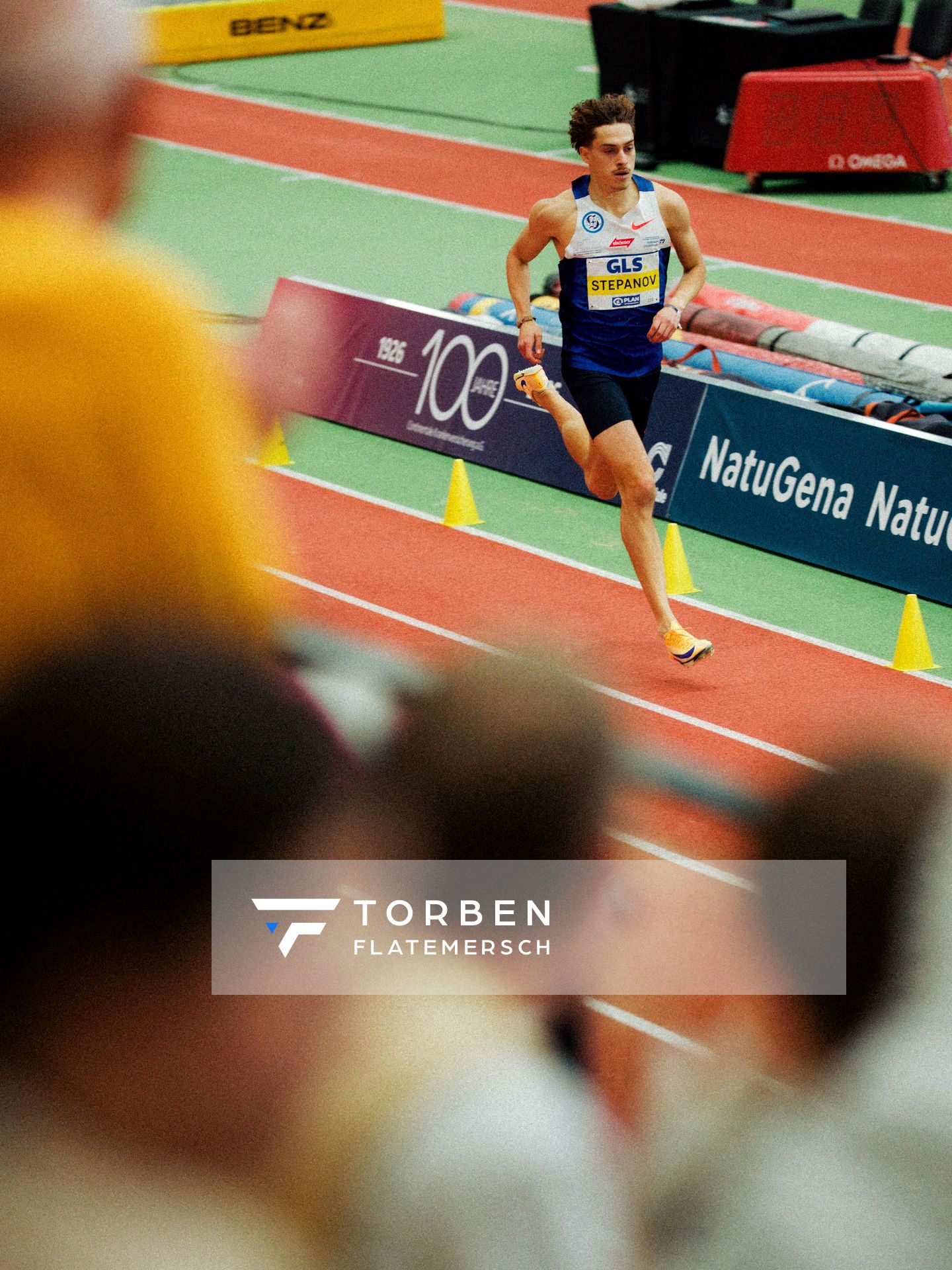 Alexander Stepanov (VfL Sindelfingen) am 01.03.2026 bei den Deutschen Hallen Meisterschaften in der Helmut-Körnig-Halle in Dortmund