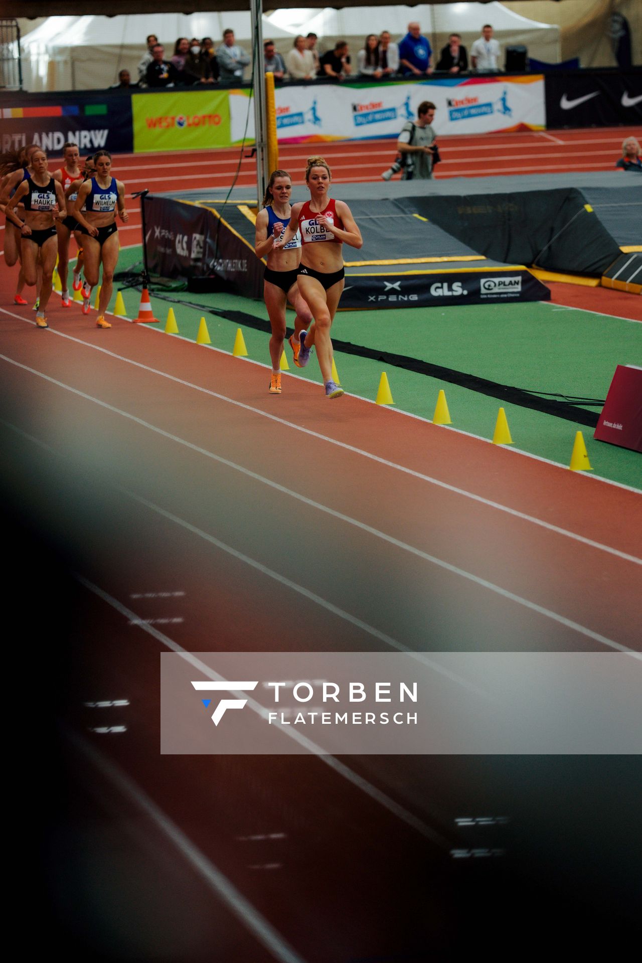 am 01.03.2026 bei den Deutschen Hallen Meisterschaften in der Helmut-Körnig-Halle in Dortmund