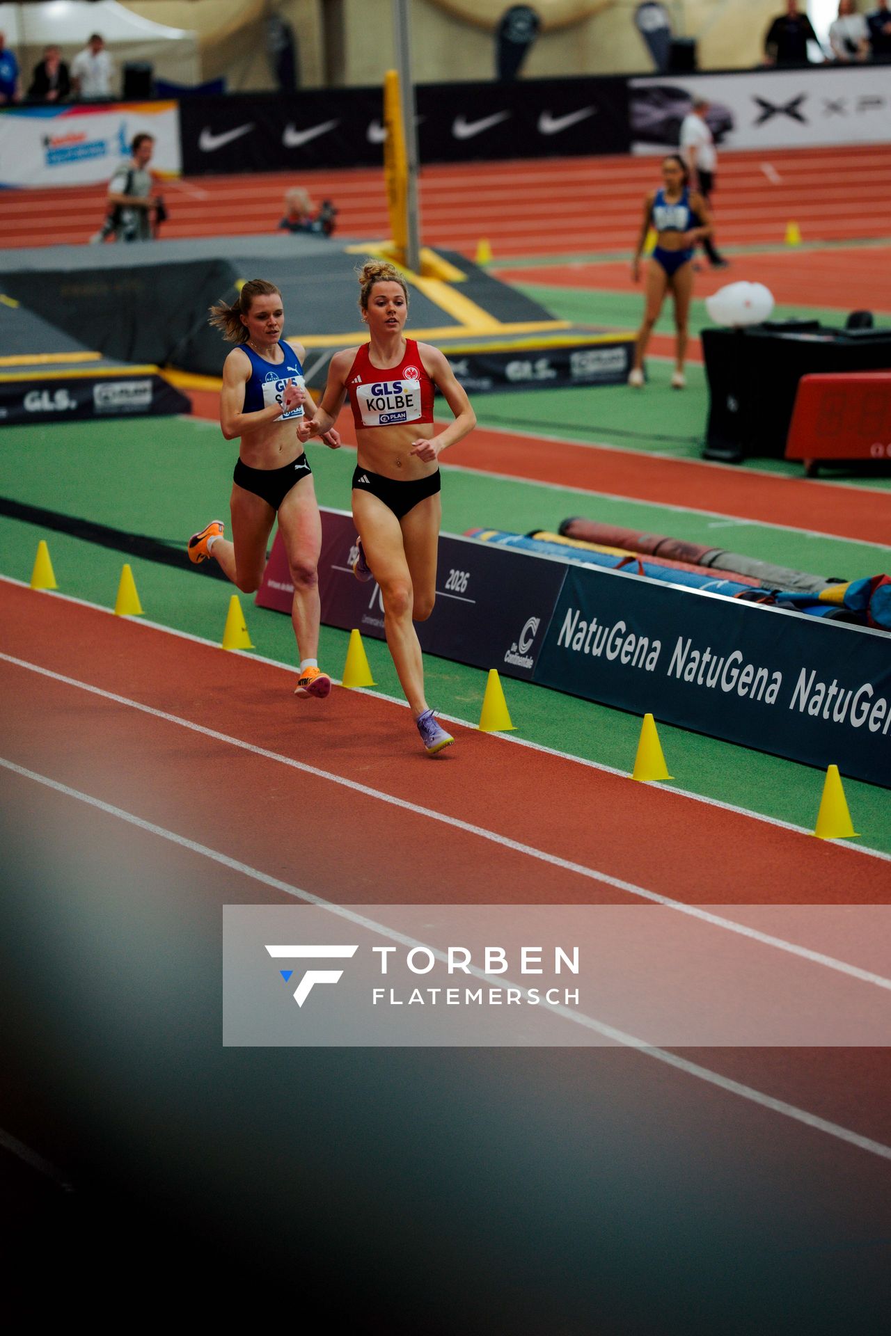 am 01.03.2026 bei den Deutschen Hallen Meisterschaften in der Helmut-Körnig-Halle in Dortmund