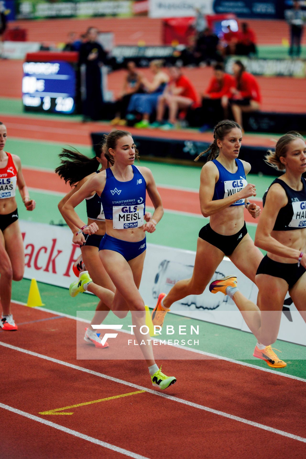 am 01.03.2026 bei den Deutschen Hallen Meisterschaften in der Helmut-Körnig-Halle in Dortmund