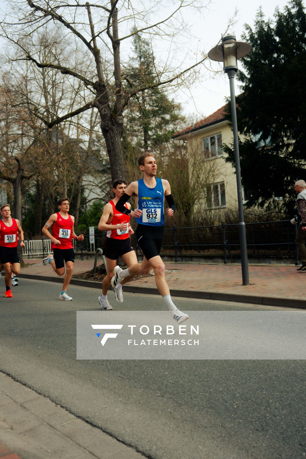 Mattis Dietrich (LAV Stadtwerke Tübingen) am 08.03.2026 bei den Deutschen Meisterschaften 10 km Straße in Uelzen