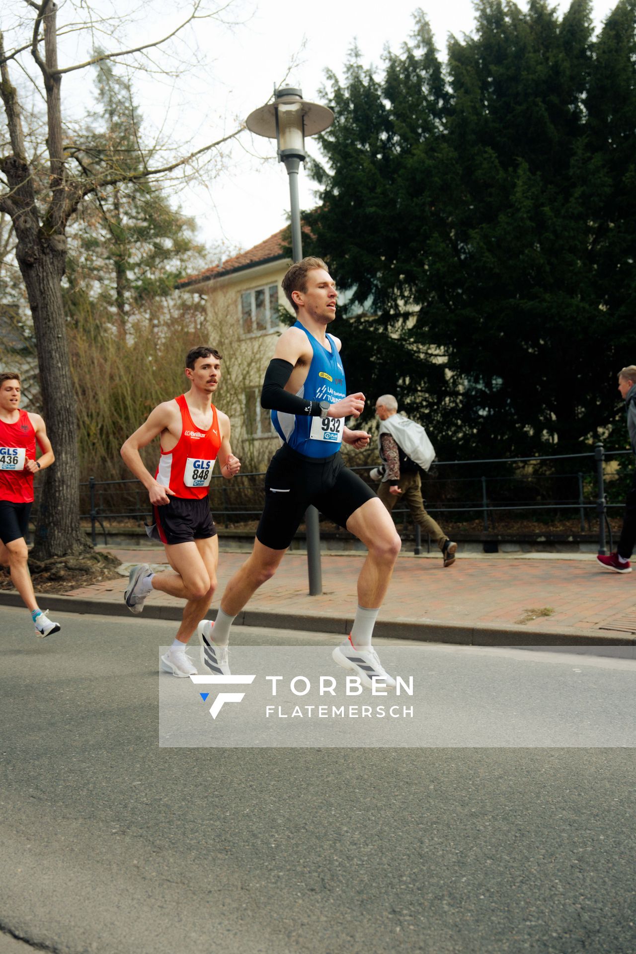 Mattis Dietrich (LAV Stadtwerke Tübingen) am 08.03.2026 bei den Deutschen Meisterschaften 10 km Straße in Uelzen