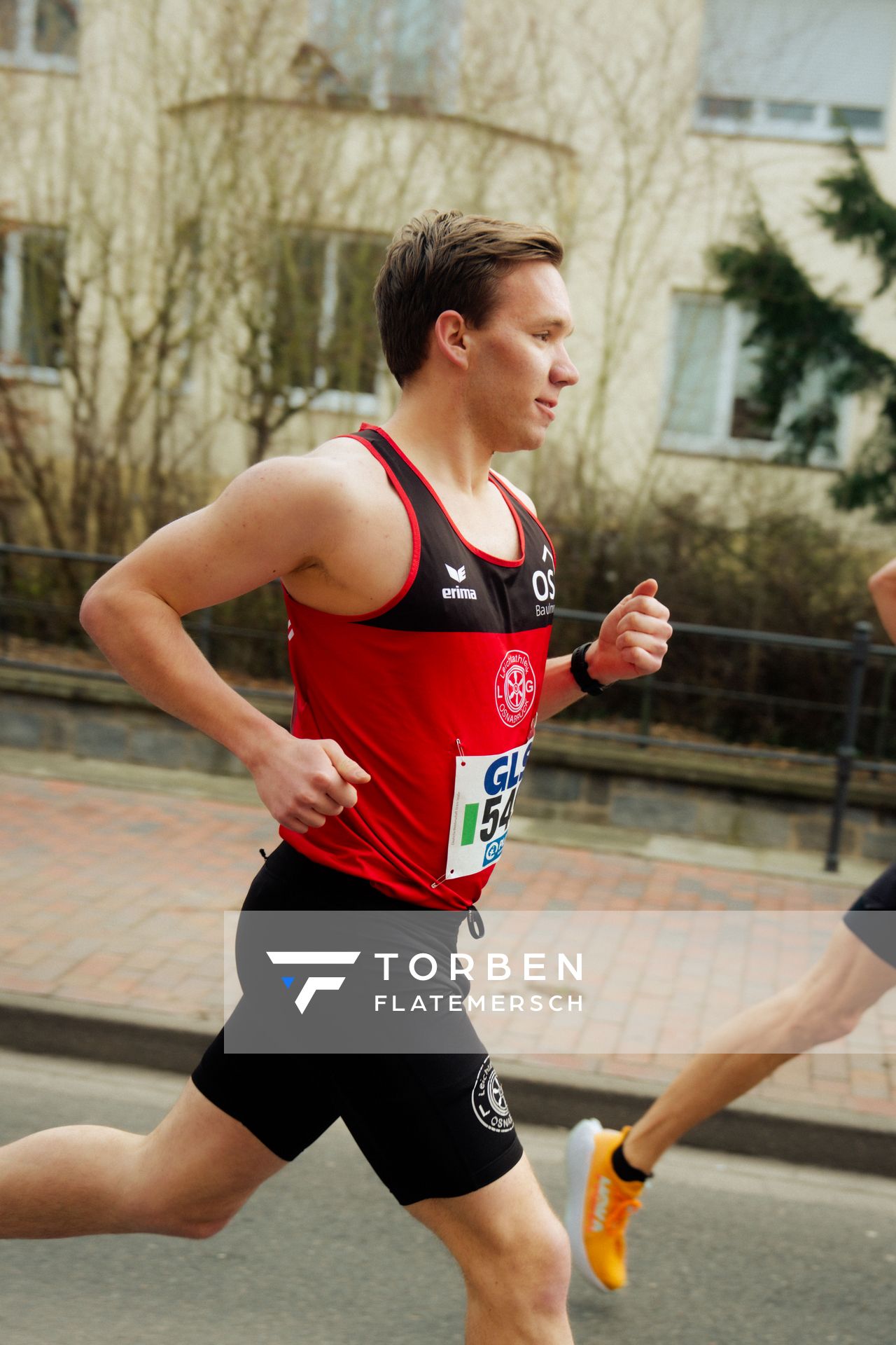 Henning Jeschke (LG Osnabrück) am 08.03.2026 bei den Deutschen Meisterschaften 10 km Straße in Uelzen