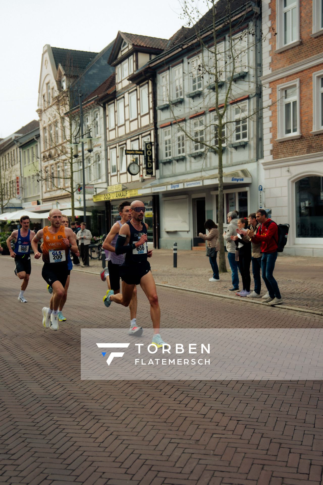Florian Bremm (Franconia Athletics), Hendrik Pfeiffer (Düsseldorf Athletics) am 08.03.2026 bei den Deutschen Meisterschaften 10 km Straße in Uelzen