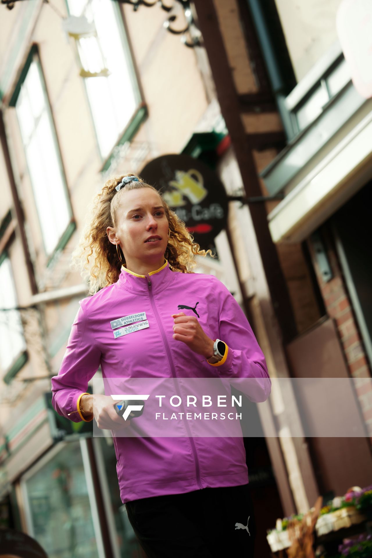 Esther Pfeiffer (Düsseldorf Athletics) am 08.03.2026 bei den Deutschen Meisterschaften 10 km Straße in Uelzen