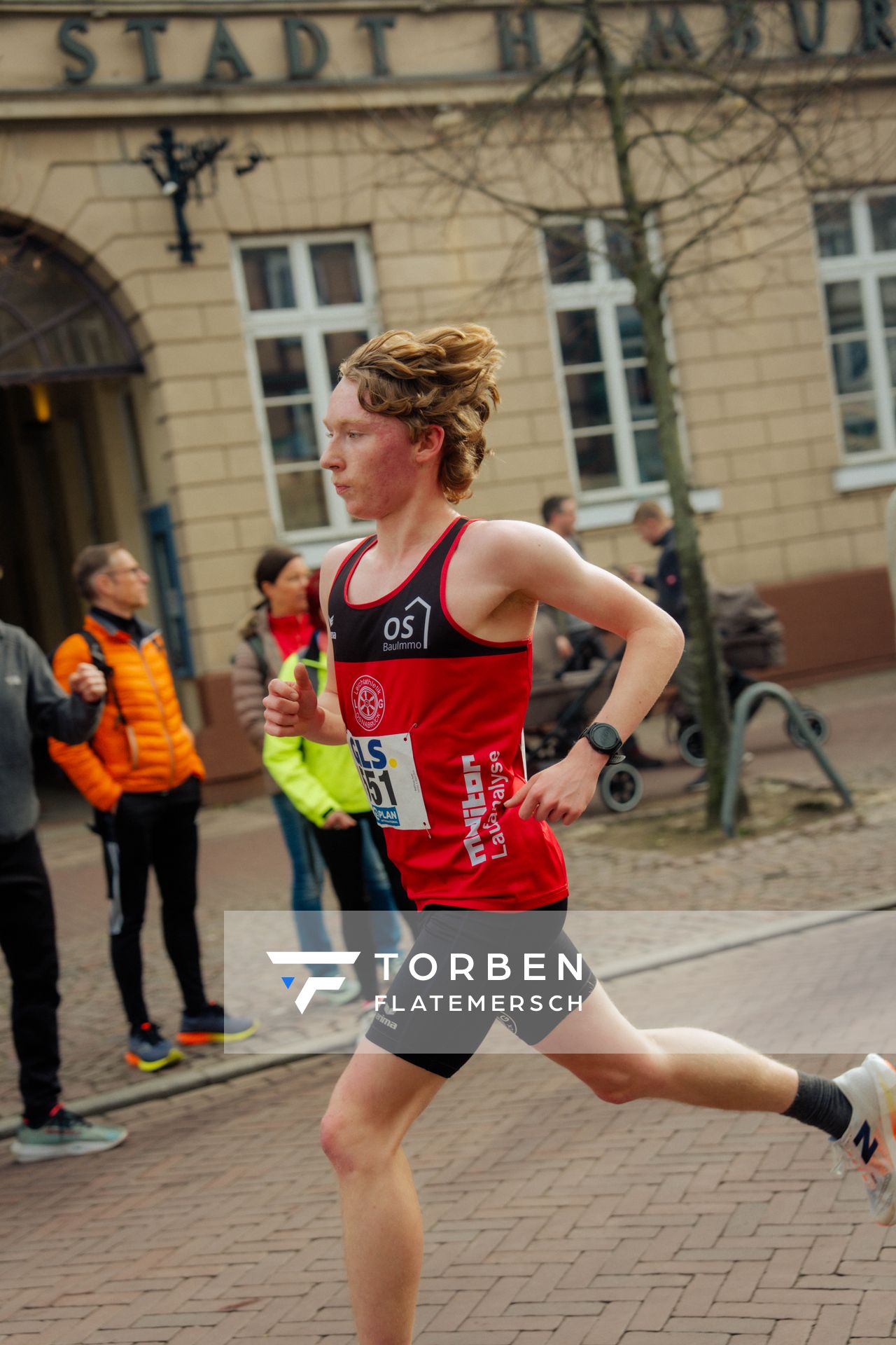 Matthias Apel (LG Osnabrück) am 08.03.2026 bei den Deutschen Meisterschaften 10 km Straße in Uelzen
