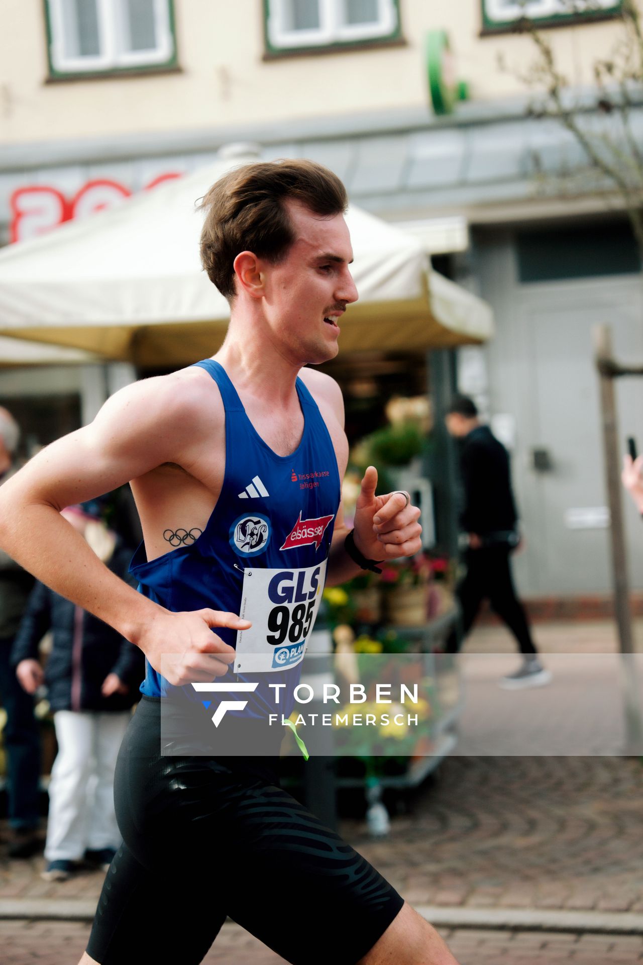 Velten Schneider (VfL Sindelfingen) am 08.03.2026 bei den Deutschen Meisterschaften 10 km Straße in Uelzen