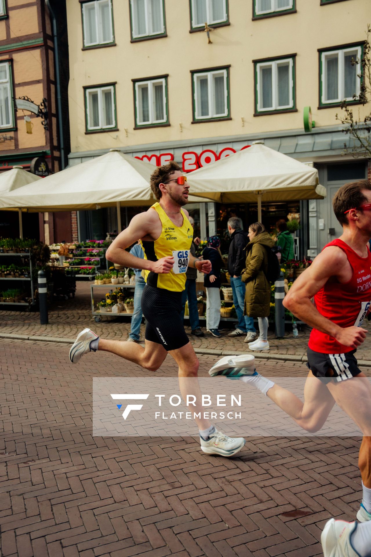 Jens Mergenthaler (LG farbtex Nordschwarzwald) am 08.03.2026 bei den Deutschen Meisterschaften 10 km Straße in Uelzen