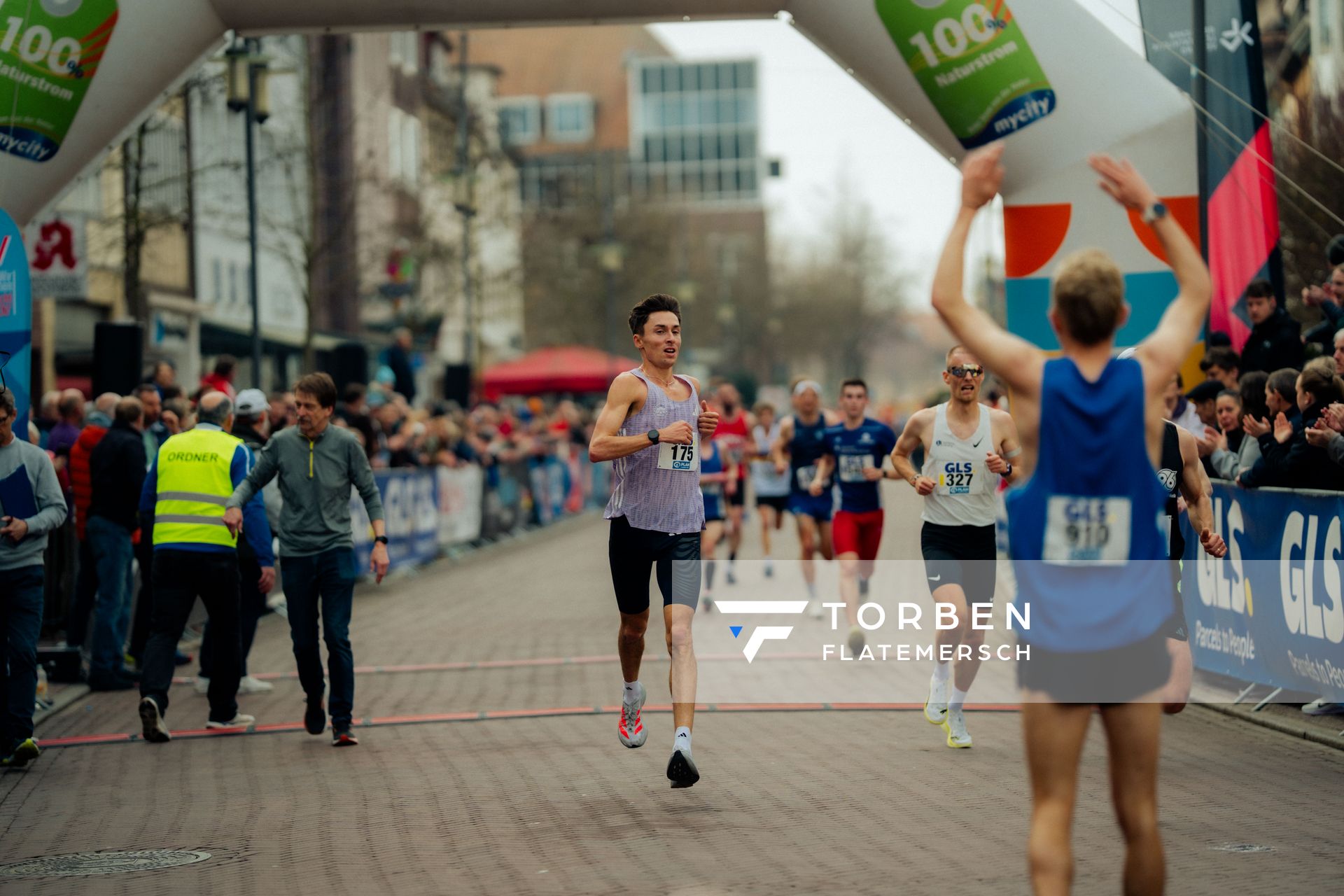 Johannes Motschmann (SCC Berlin) am 08.03.2026 bei den Deutschen Meisterschaften 10 km Straße in Uelzen