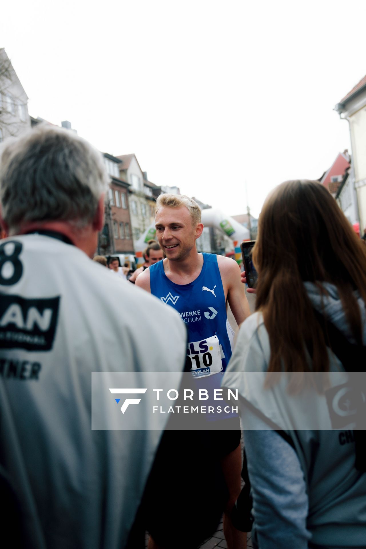 Nils Voigt (TV Wattenscheid 01) am 08.03.2026 bei den Deutschen Meisterschaften 10 km Straße in Uelzen