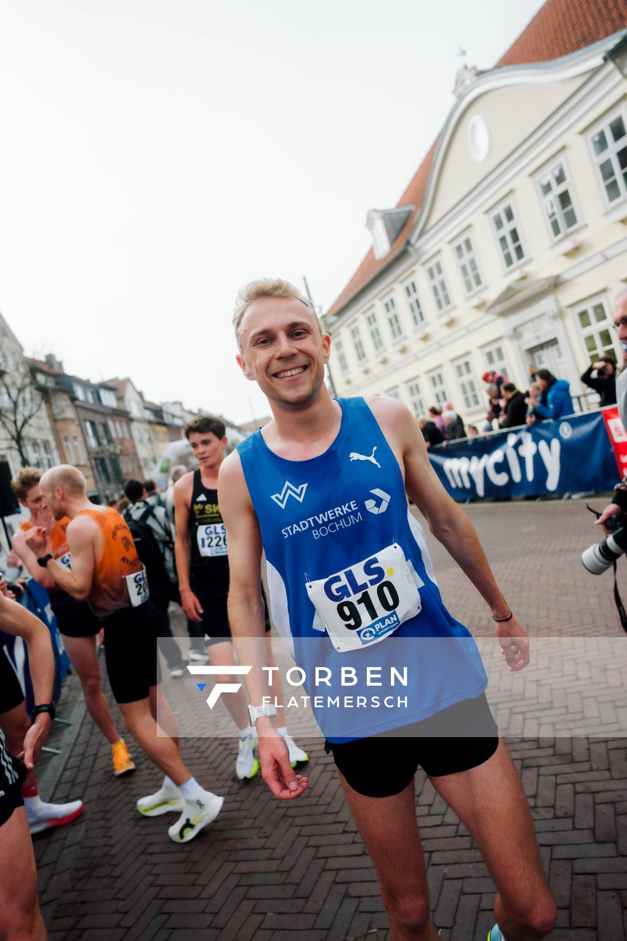 Nils Voigt (TV Wattenscheid 01) am 08.03.2026 bei den Deutschen Meisterschaften 10 km Straße in Uelzen