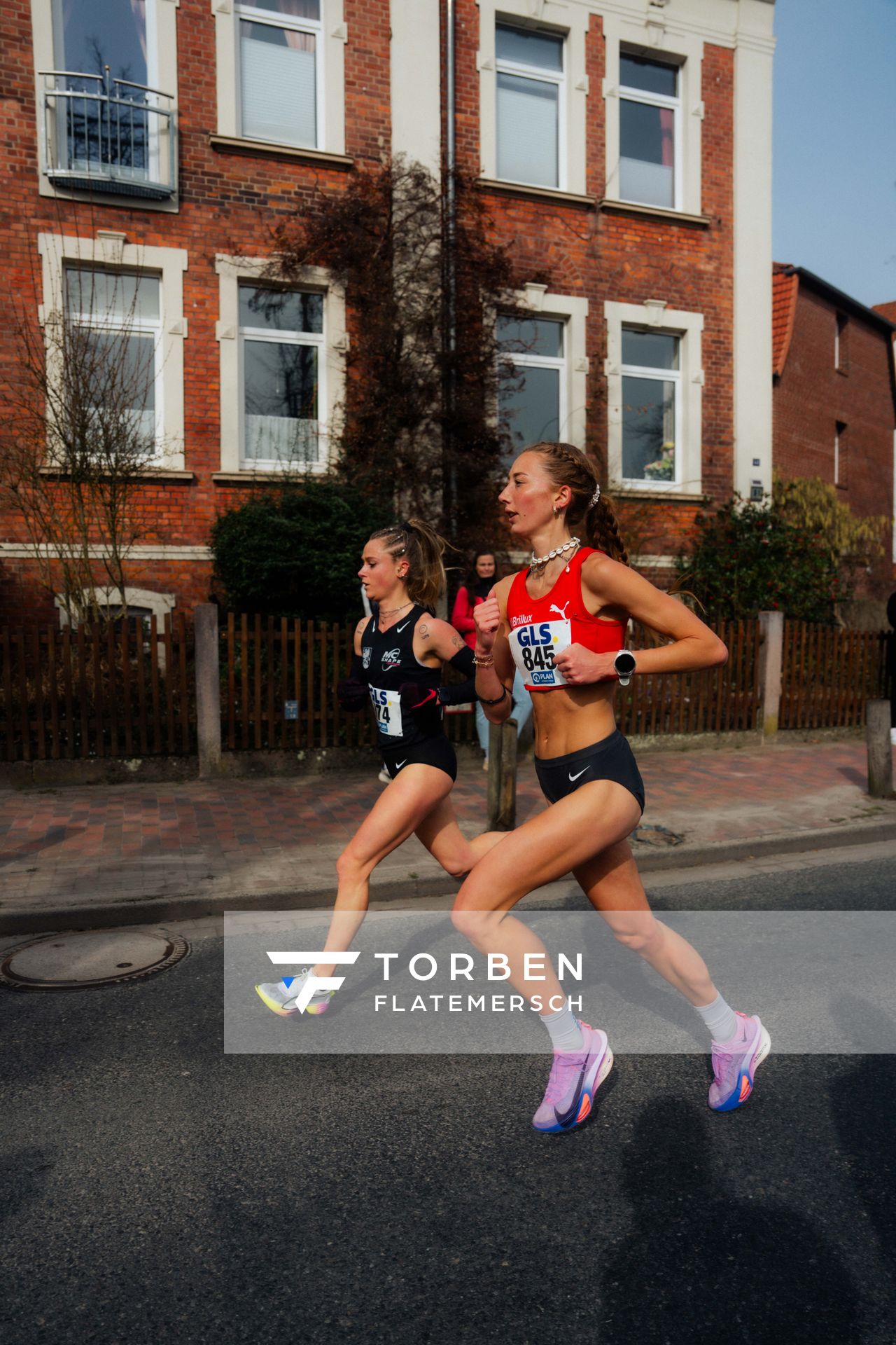 Frieda Breitkopf (LG Brillux Münster) am 08.03.2026 bei den Deutschen Meisterschaften 10 km Straße in Uelzen