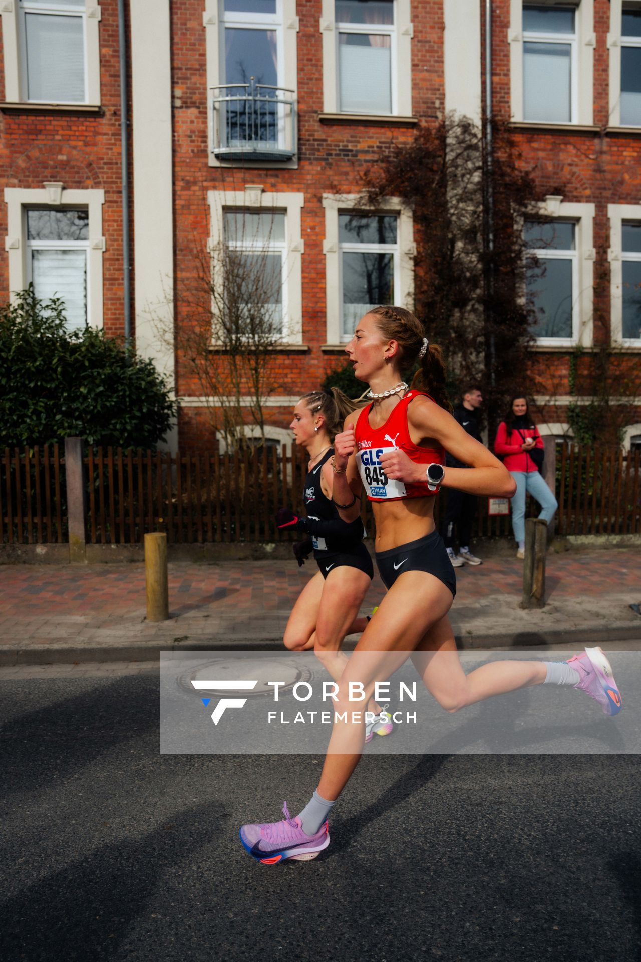 Frieda Breitkopf (LG Brillux Münster) am 08.03.2026 bei den Deutschen Meisterschaften 10 km Straße in Uelzen