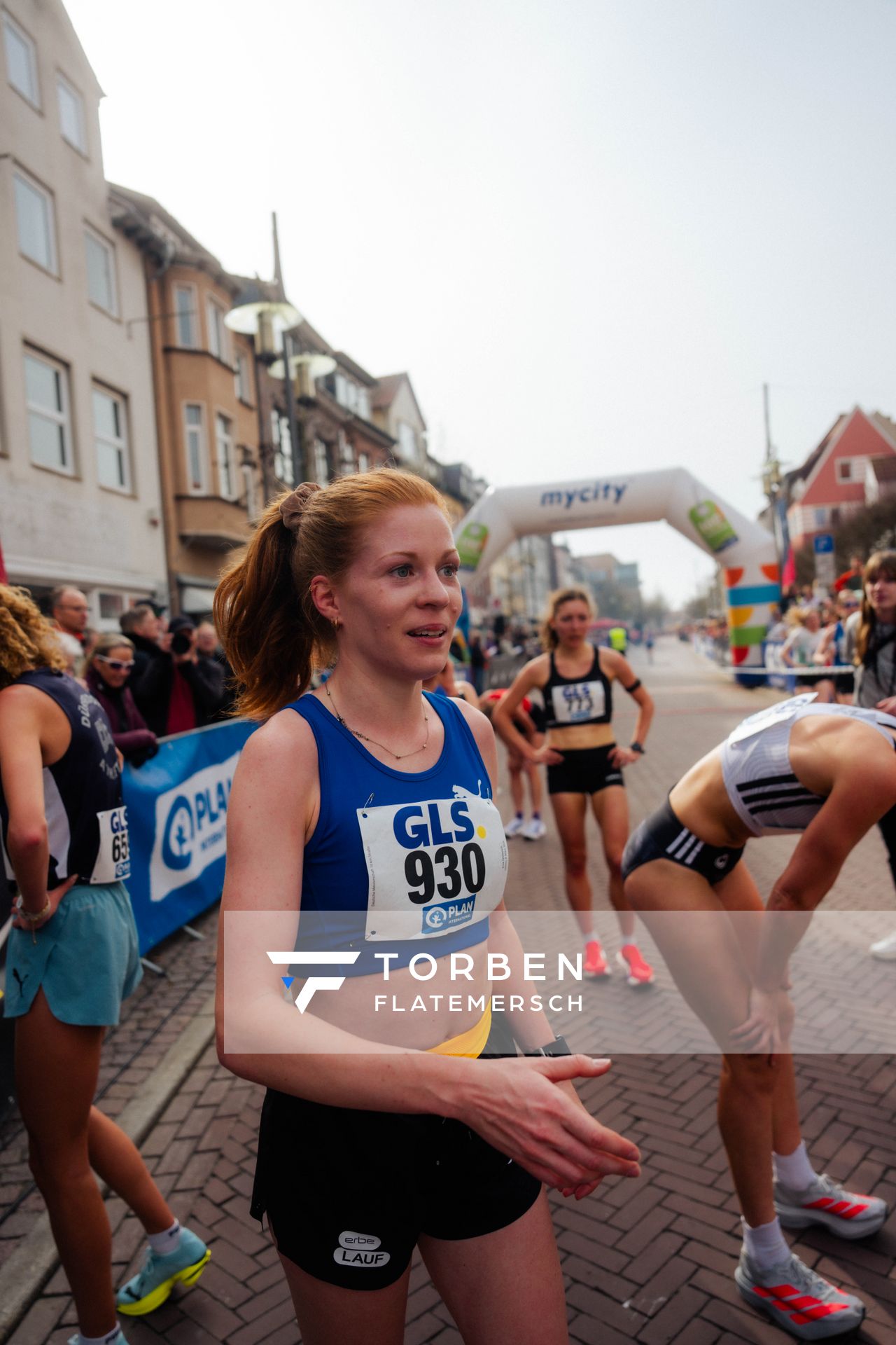 Eva Dieterich (LAV Stadtwerke Tübingen) am 08.03.2026 bei den Deutschen Meisterschaften 10 km Straße in Uelzen
