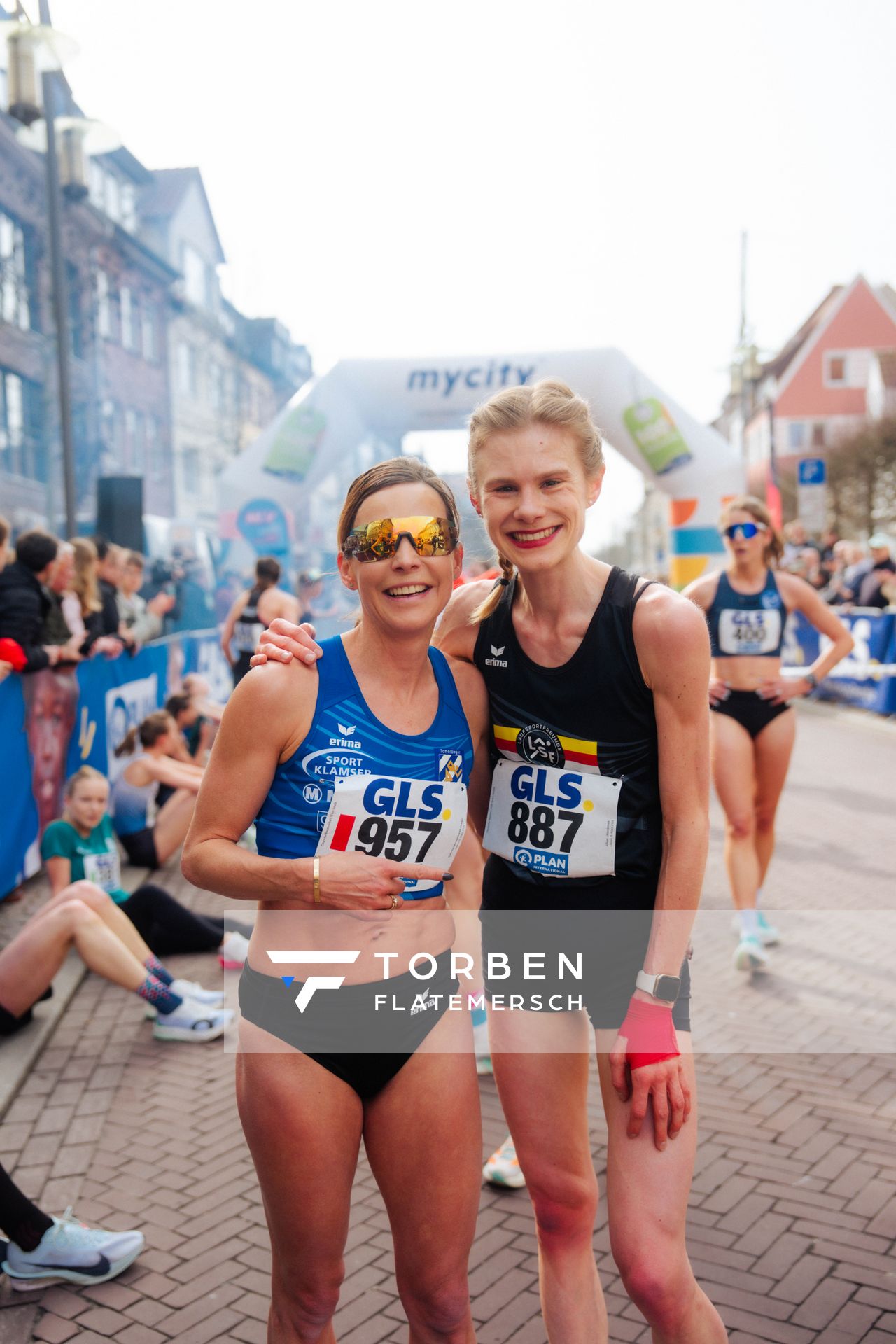 Sabrina Mockenhaupt-Gregor (Tomerdinger LV) am 08.03.2026 bei den Deutschen Meisterschaften 10 km Straße in Uelzen