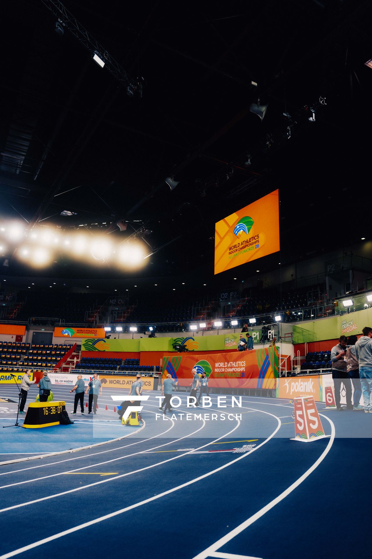 The Torun Arena on 19.03.2026 at the World Athletics Indoor Championships 2026 in Torun
