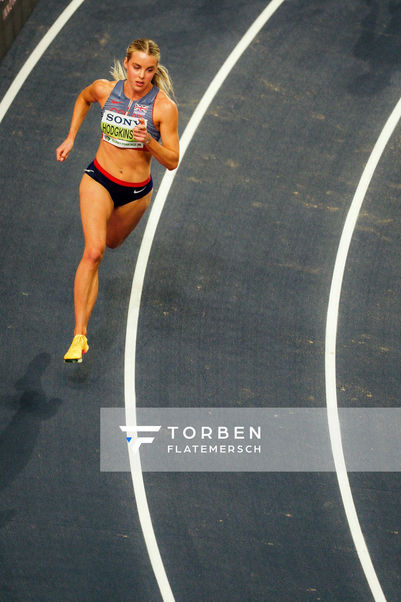 Keely Hodgkinson (Great Britain & N.I.) on 20.03.2026 at the World Athletics Indoor Championships 2026 in Torun