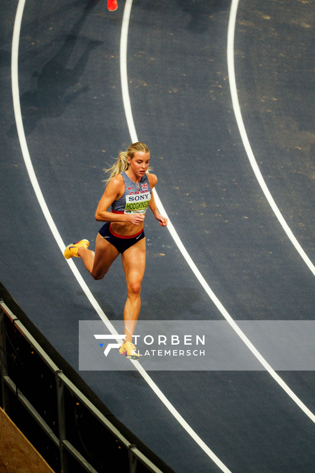 Keely Hodgkinson (Great Britain & N.I.) on 20.03.2026 at the World Athletics Indoor Championships 2026 in Torun