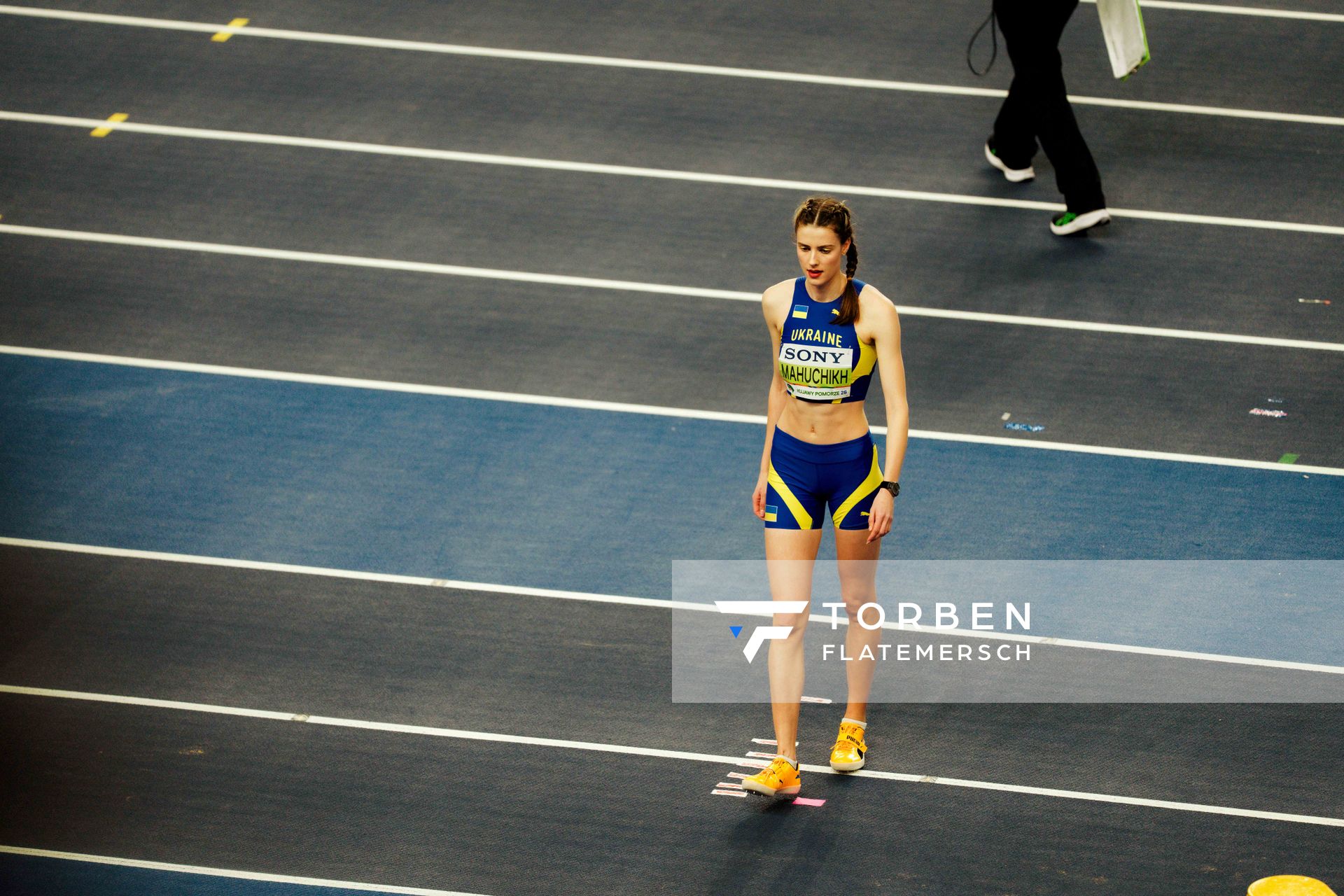 Yaroslava Mahuchikh (Ukraine) on 20.03.2026 at the World Athletics Indoor Championships 2026 in Torun