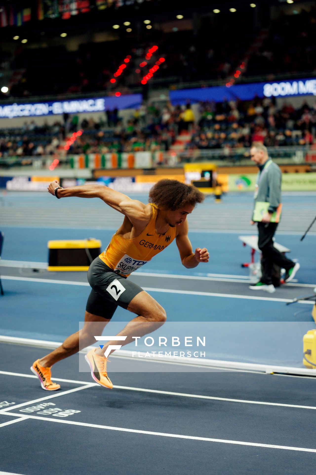 Malik Skupin-Alfa (Germany) on 20.03.2026 at the World Athletics Indoor Championships 2026 in Torun
