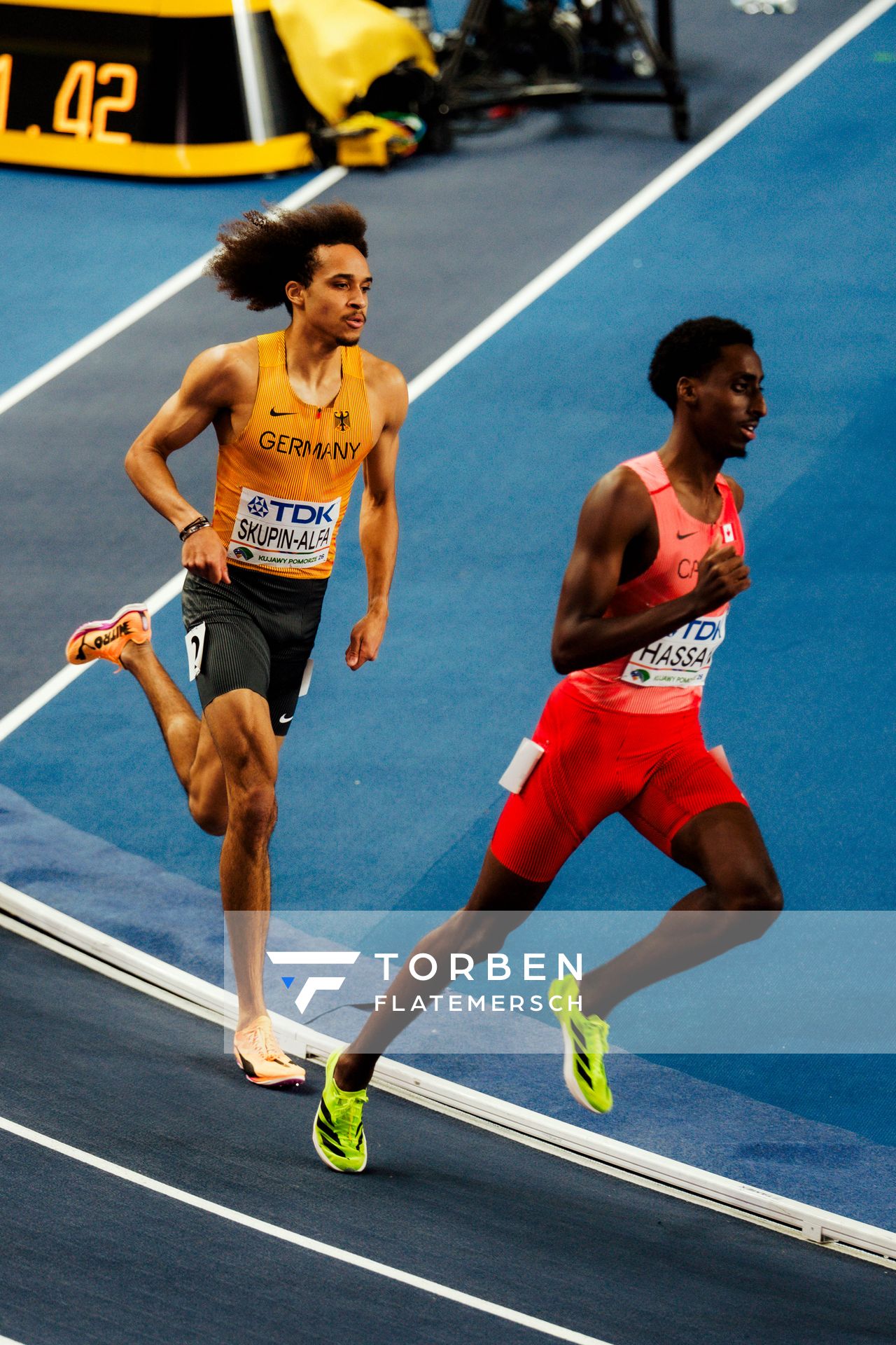 Malik Skupin-Alfa (Germany) on 20.03.2026 at the World Athletics Indoor Championships 2026 in Torun