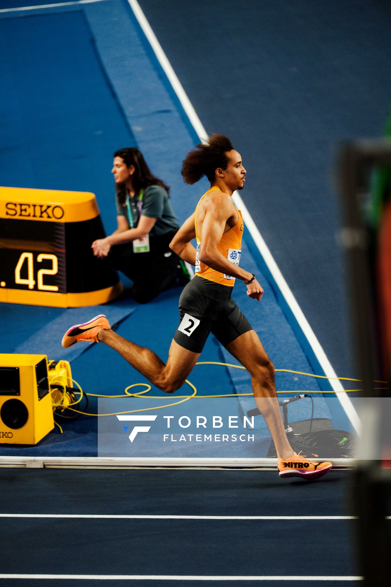 Malik Skupin-Alfa (Germany) on 20.03.2026 at the World Athletics Indoor Championships 2026 in Torun