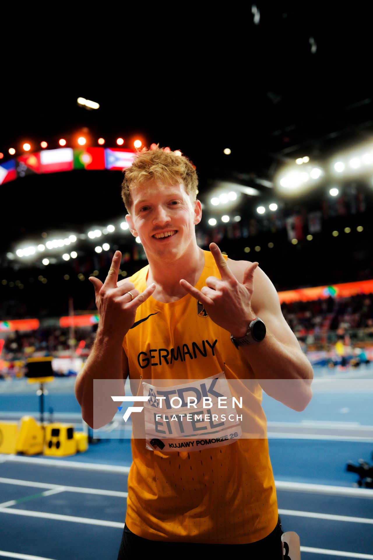 Manuel Eitel (Germany) on 21.03.2026 at the World Athletics Indoor Championships 2026 in Torun