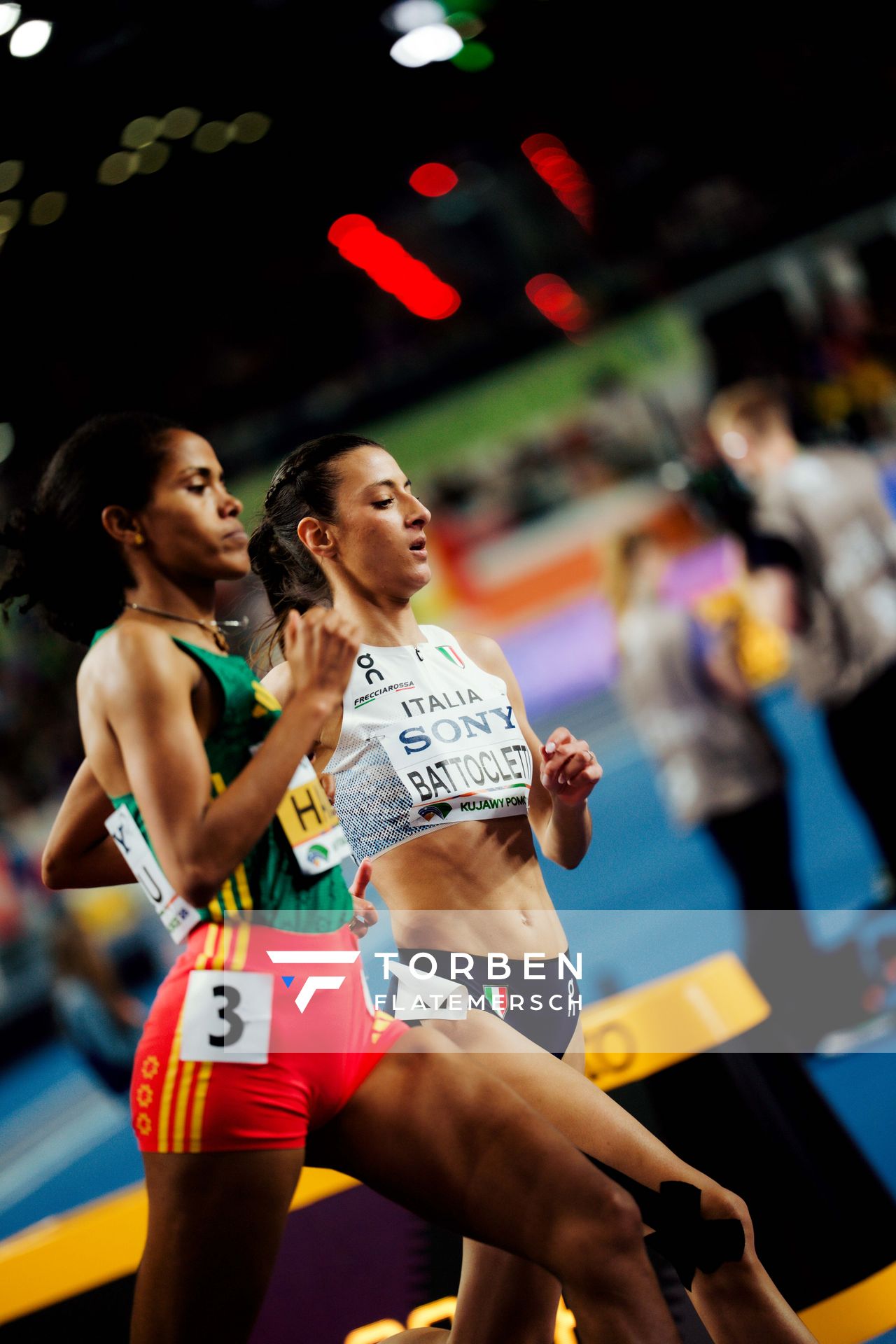 Nadia Battocletti (Italy) on 21.03.2026 at the World Athletics Indoor Championships 2026 in Torun