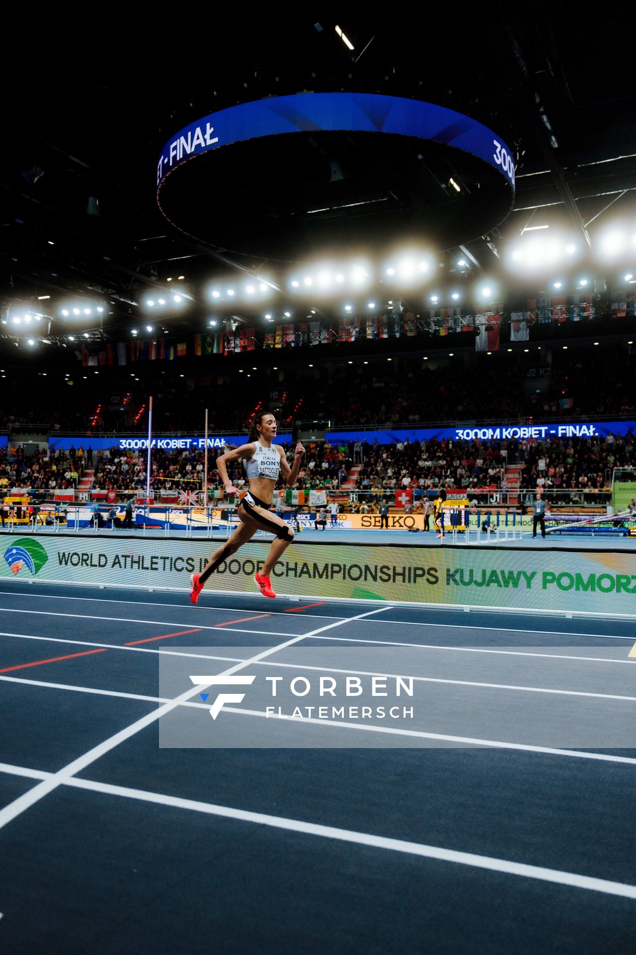 Nadia Battocletti (Italy) on 21.03.2026 at the World Athletics Indoor Championships 2026 in Torun