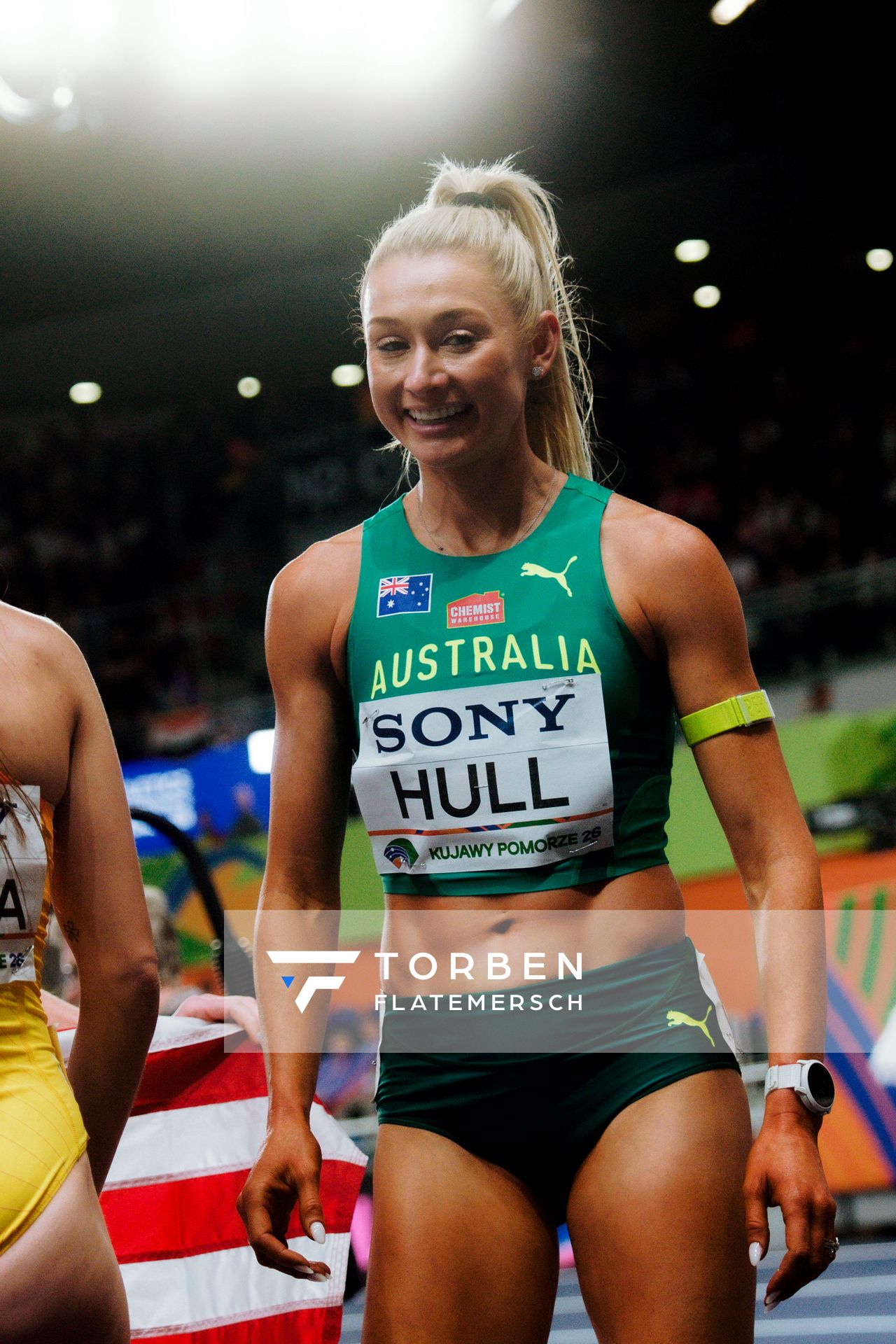 Jessica Hull (Australia) on 21.03.2026 at the World Athletics Indoor Championships 2026 in Torun