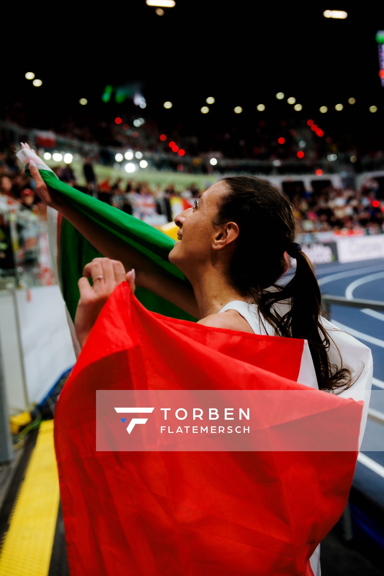 Nadia Battocletti (Italy) on 21.03.2026 at the World Athletics Indoor Championships 2026 in Torun